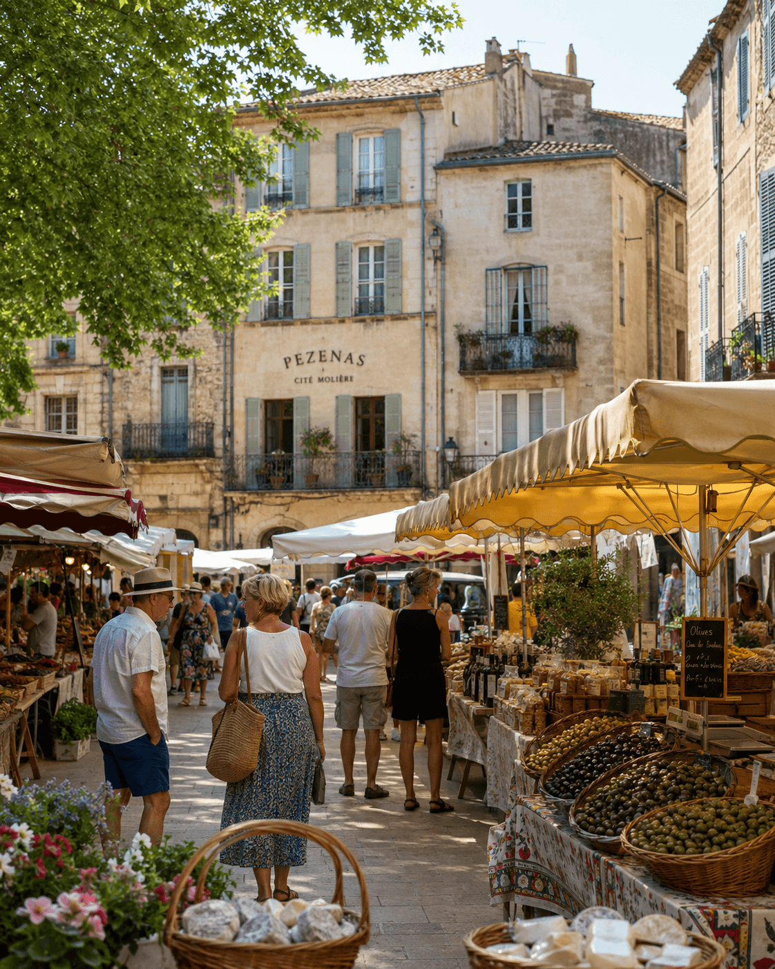 Pézenas morning market