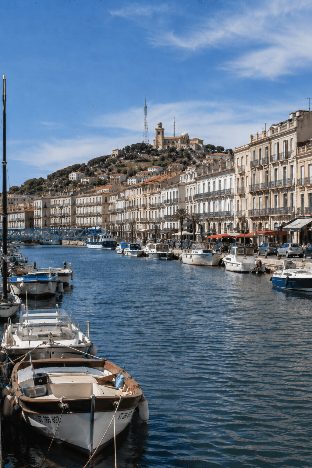 Sète canals and port