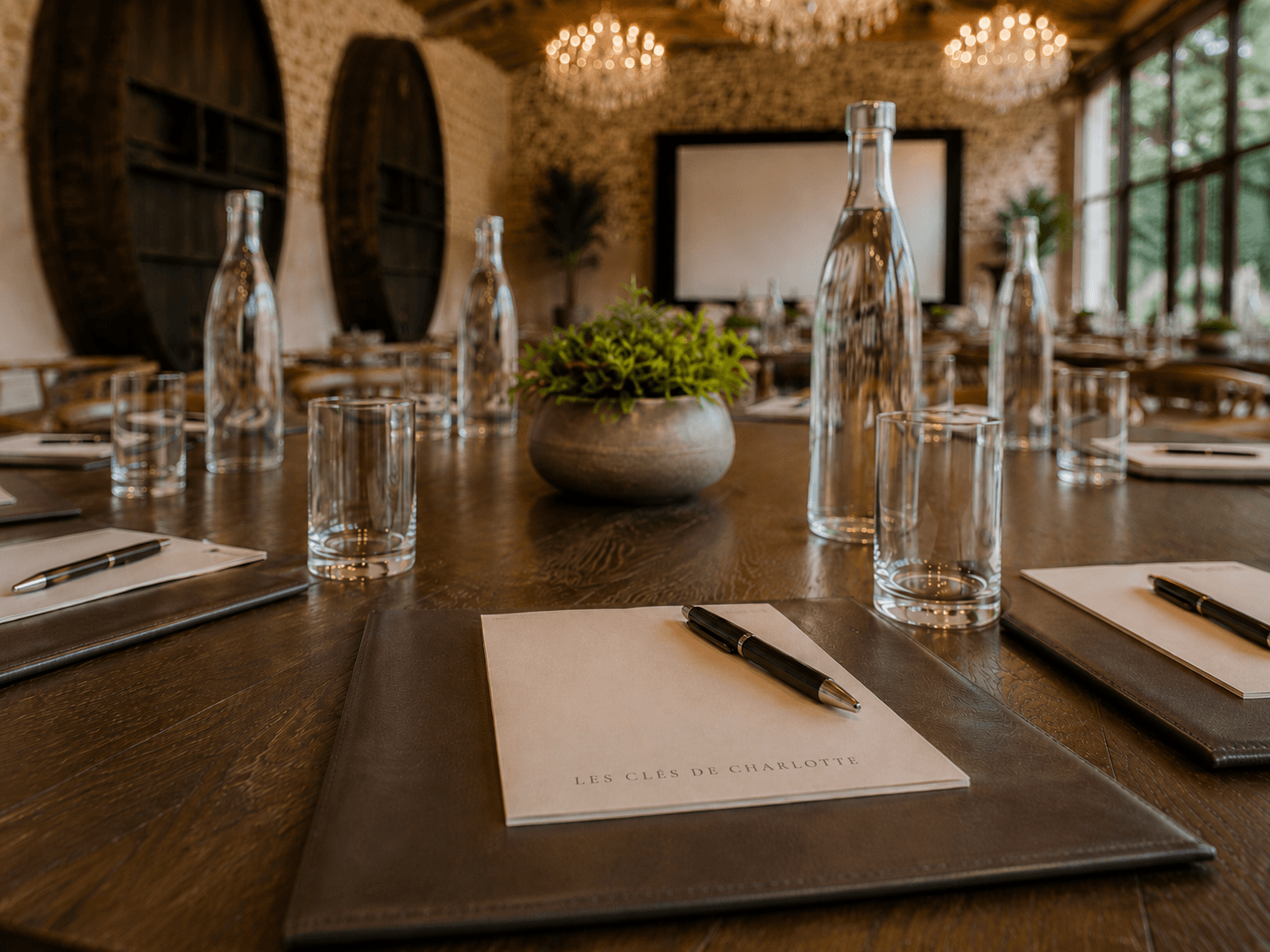 Conference rooms at Domaine de la Clapière, Languedoc