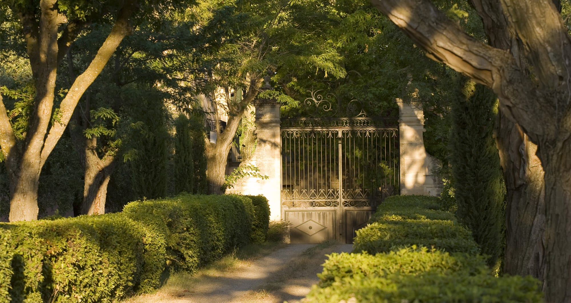 Domaine de la Clapière entrance gate