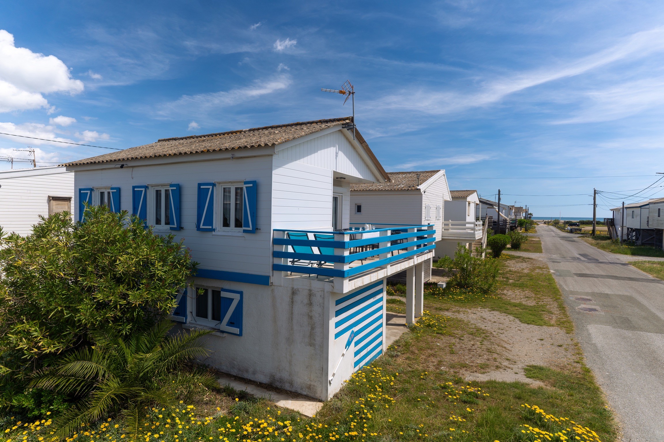 Exterior at Le Chalet, Gruissan, Languedoc