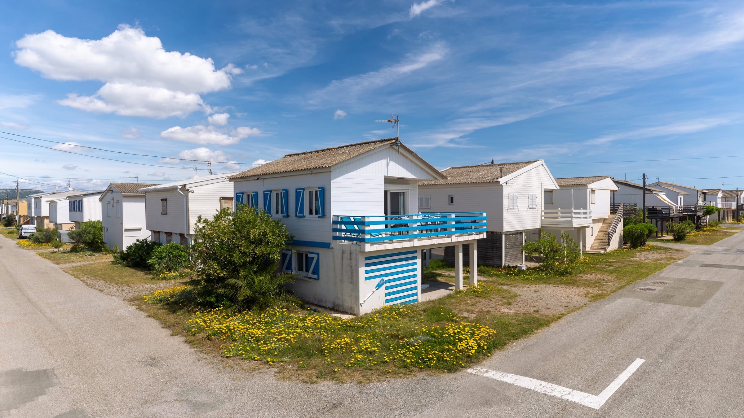 Exterior at Le Chalet, Gruissan, Languedoc