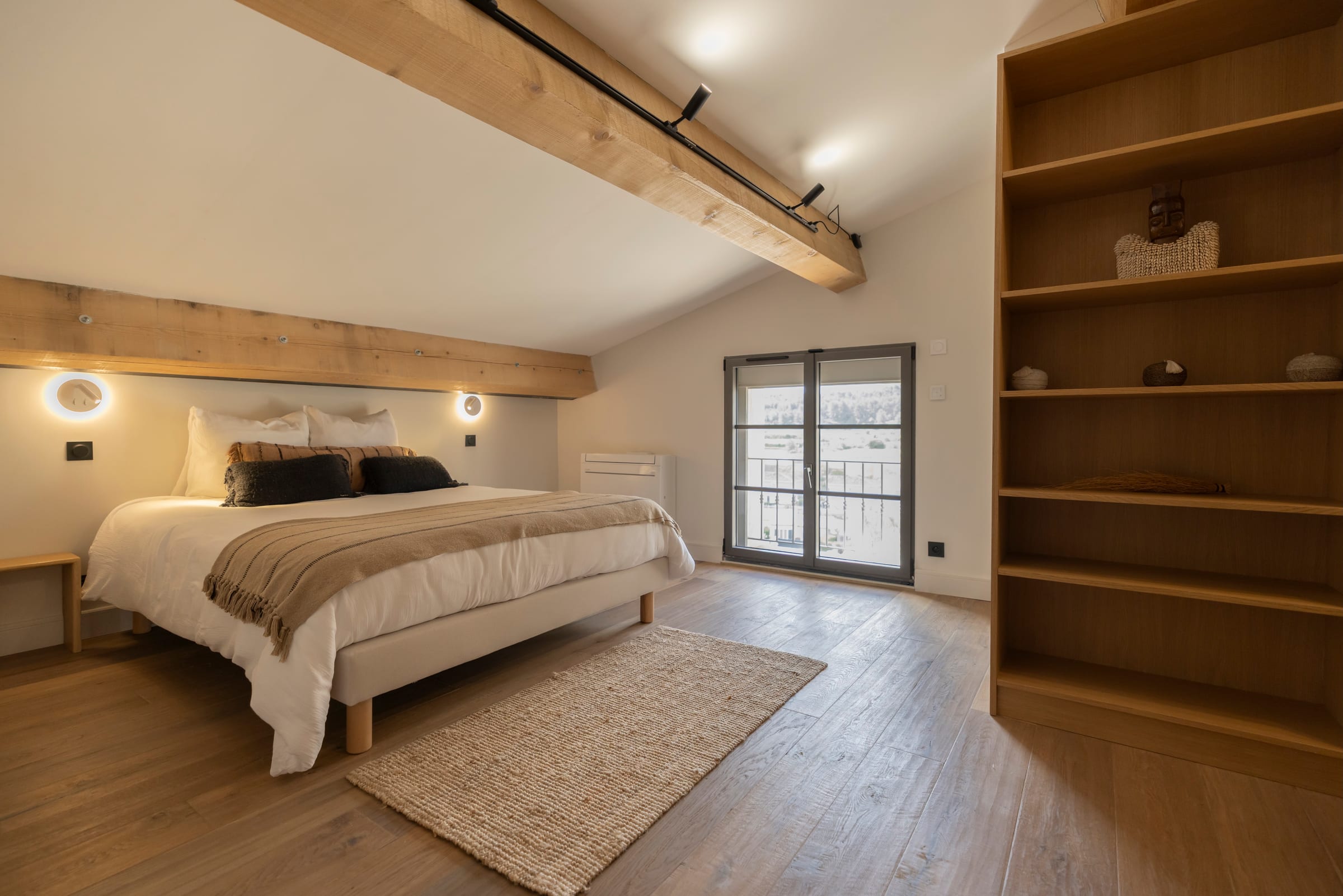 Bedroom 1 at Le Moulin, Armissan, Languedoc