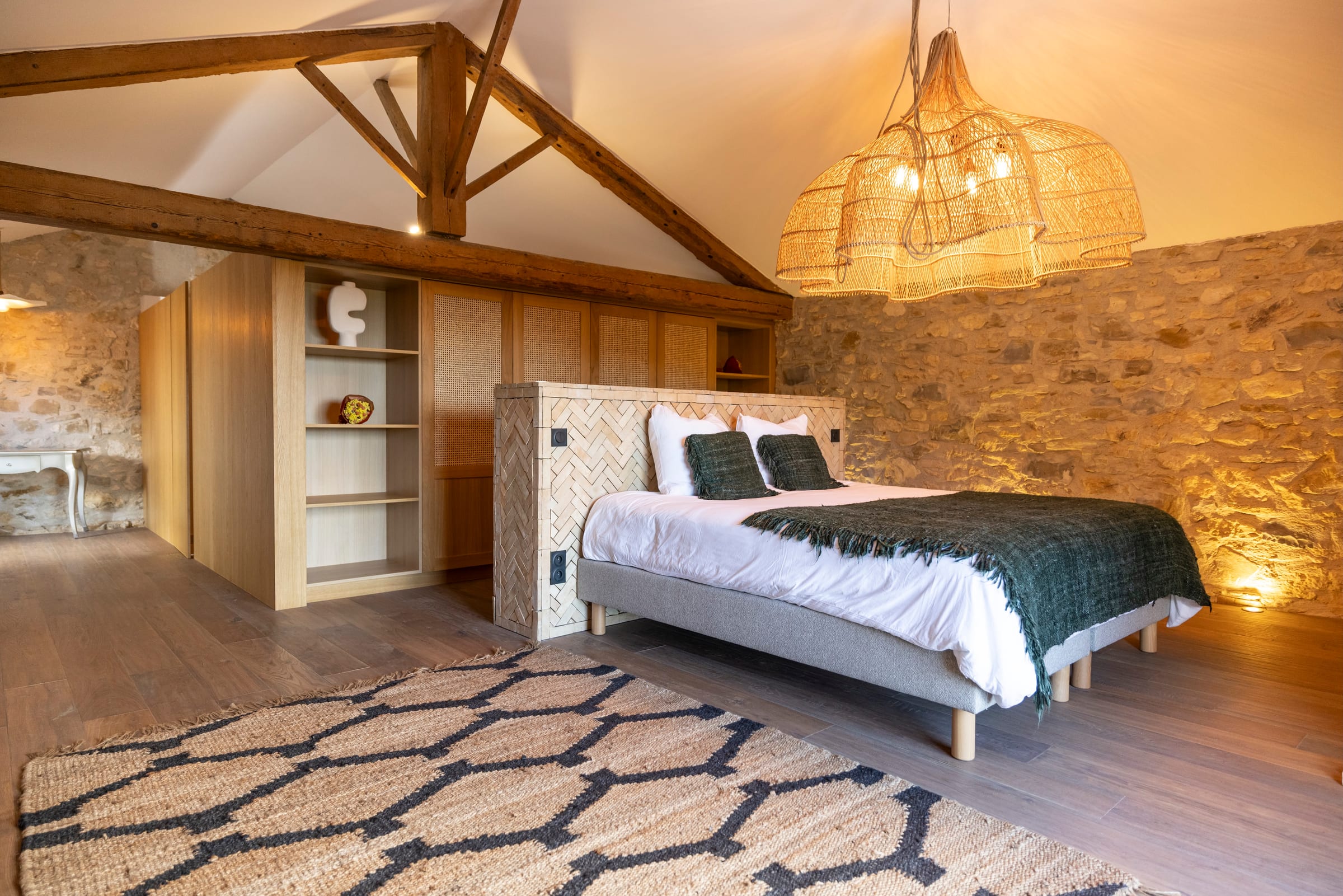 Bedroom 4 at Le Moulin, Armissan, Languedoc