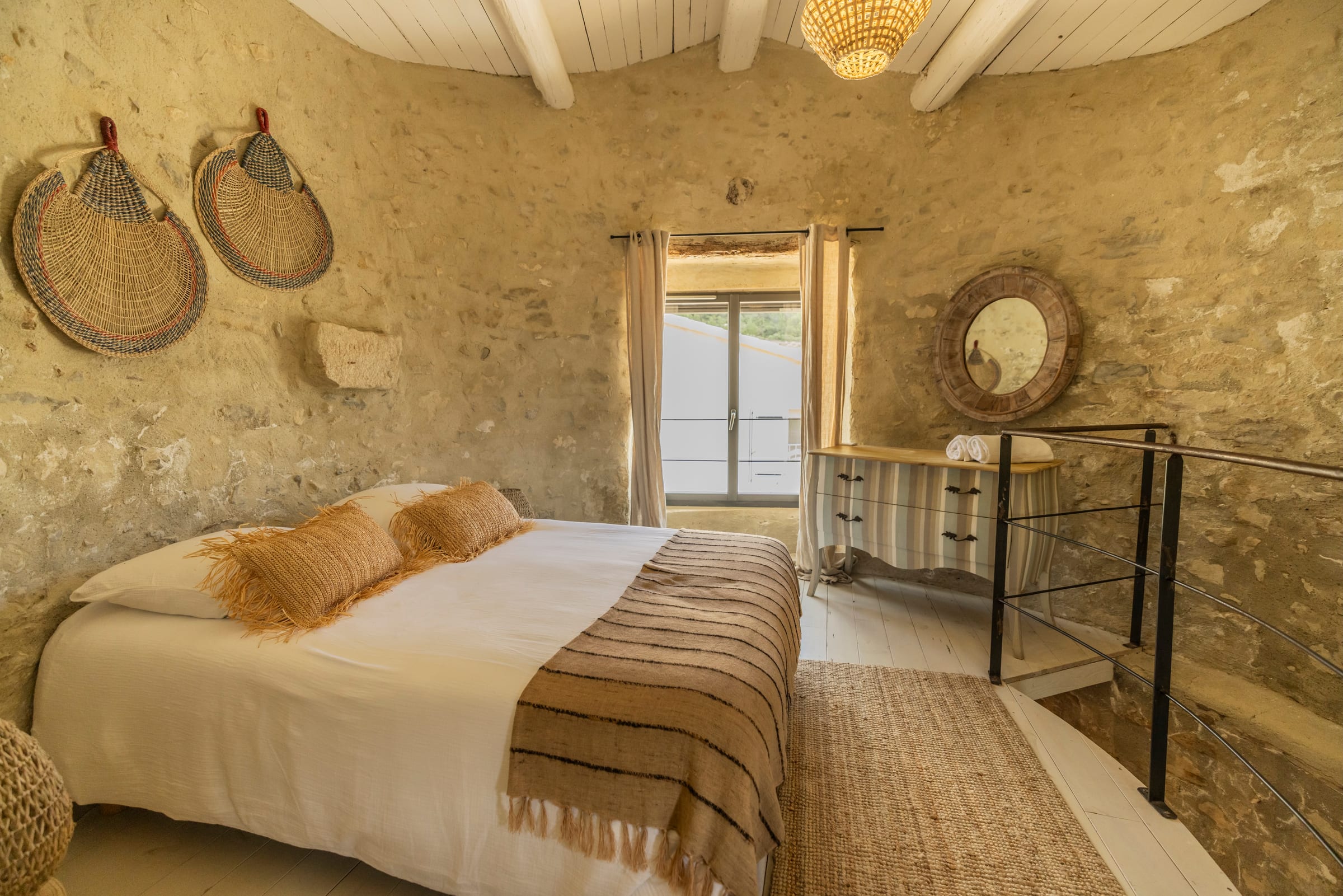 Bedroom 5 at Le Moulin, Armissan, Languedoc