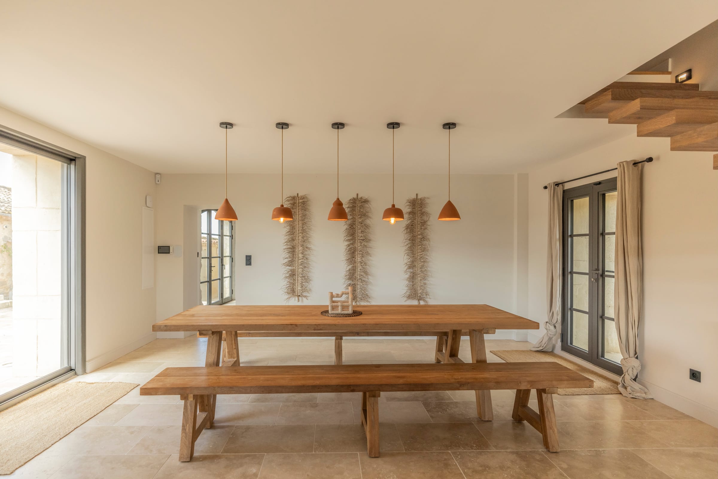 Dining Room at Le Moulin, Armissan, Languedoc