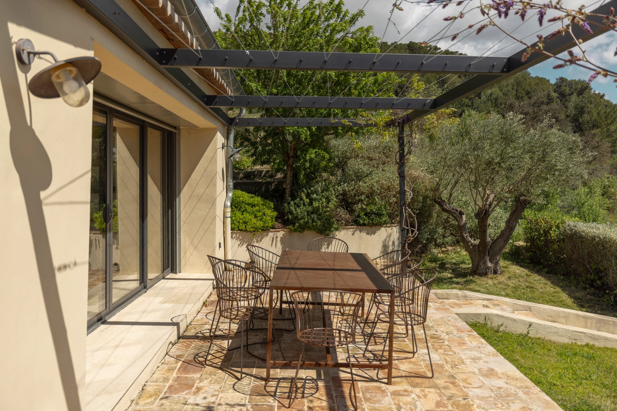 Exterior at Le Moulin, Armissan, Languedoc