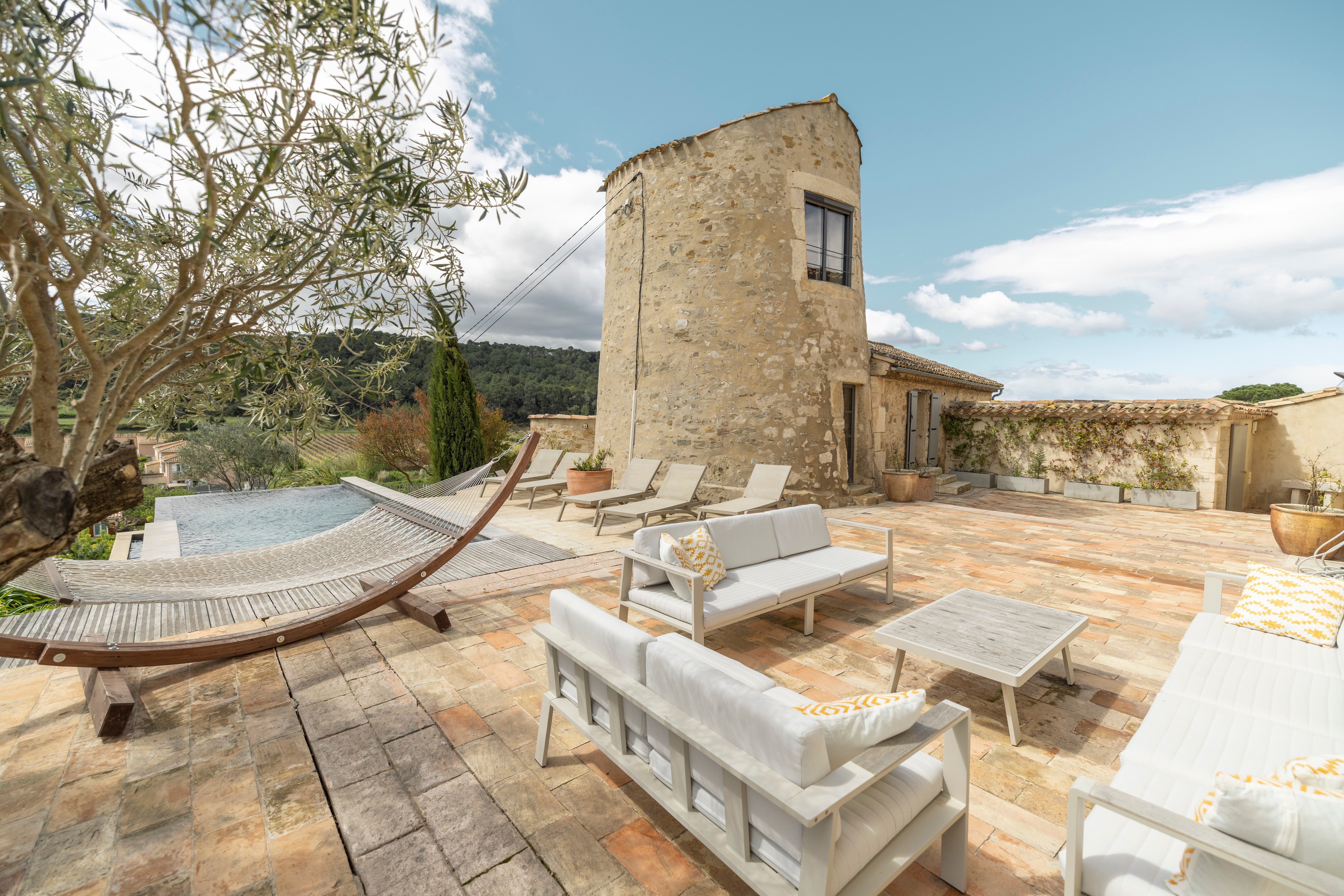 Exterior at Le Moulin, Armissan, Languedoc