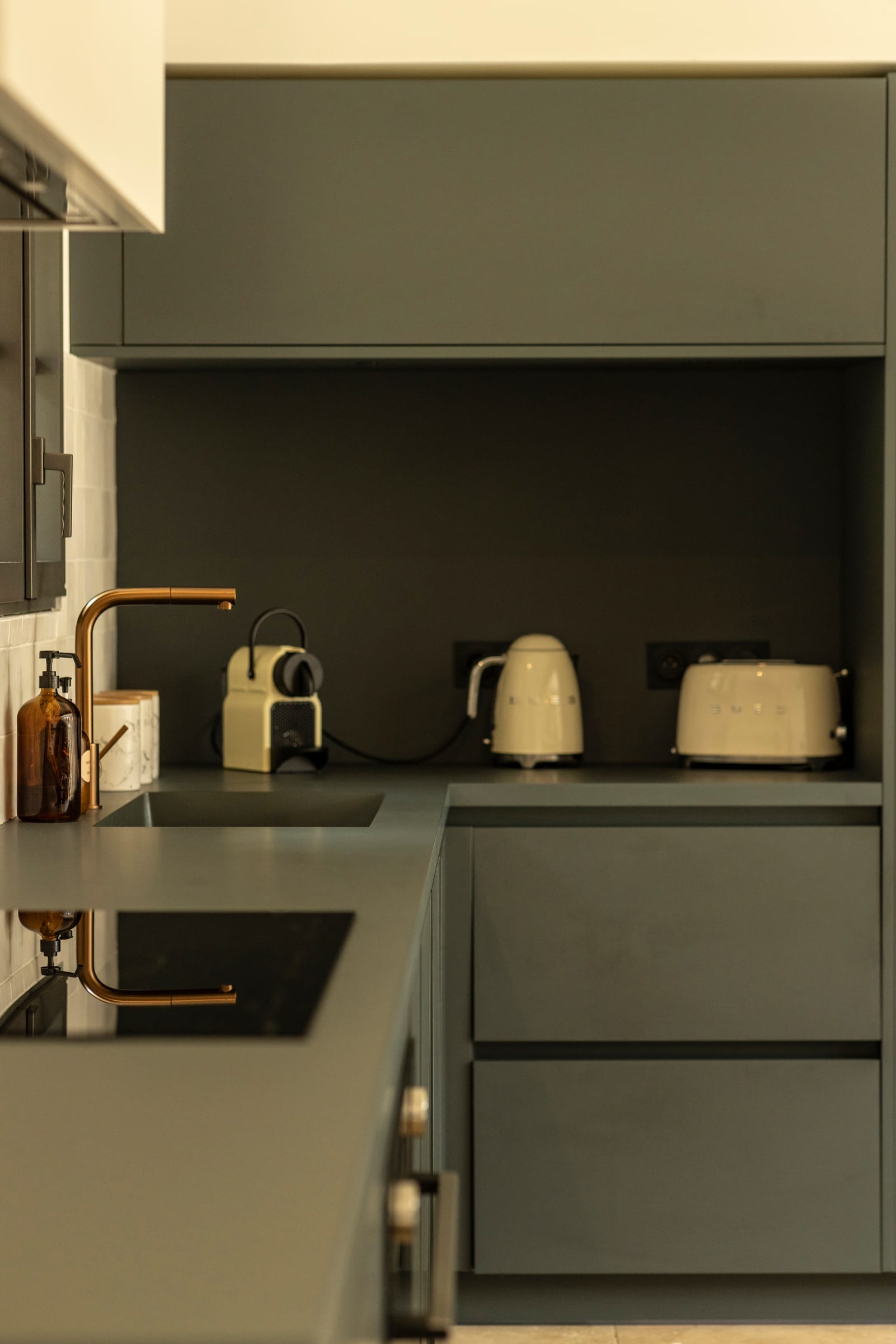 Kitchen at Le Moulin, Armissan, Languedoc