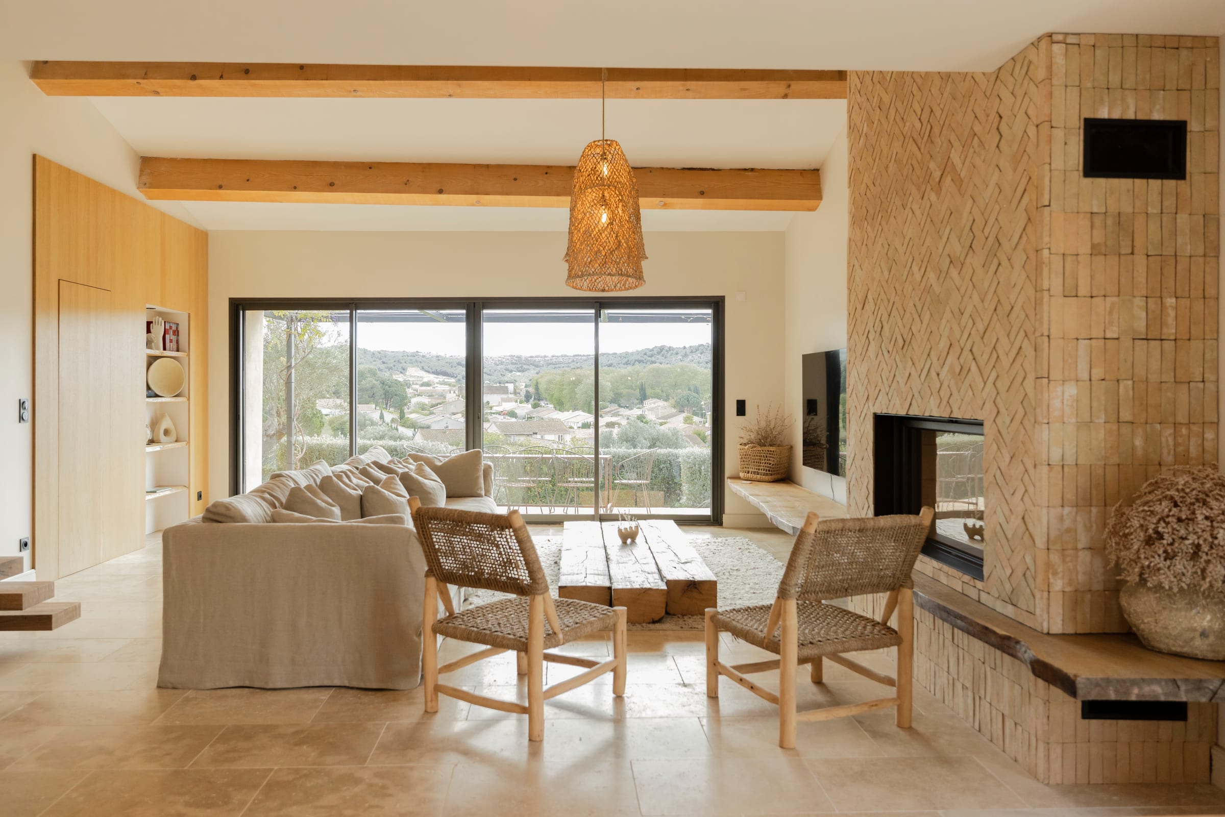 Living Room at Le Moulin, Armissan, Languedoc