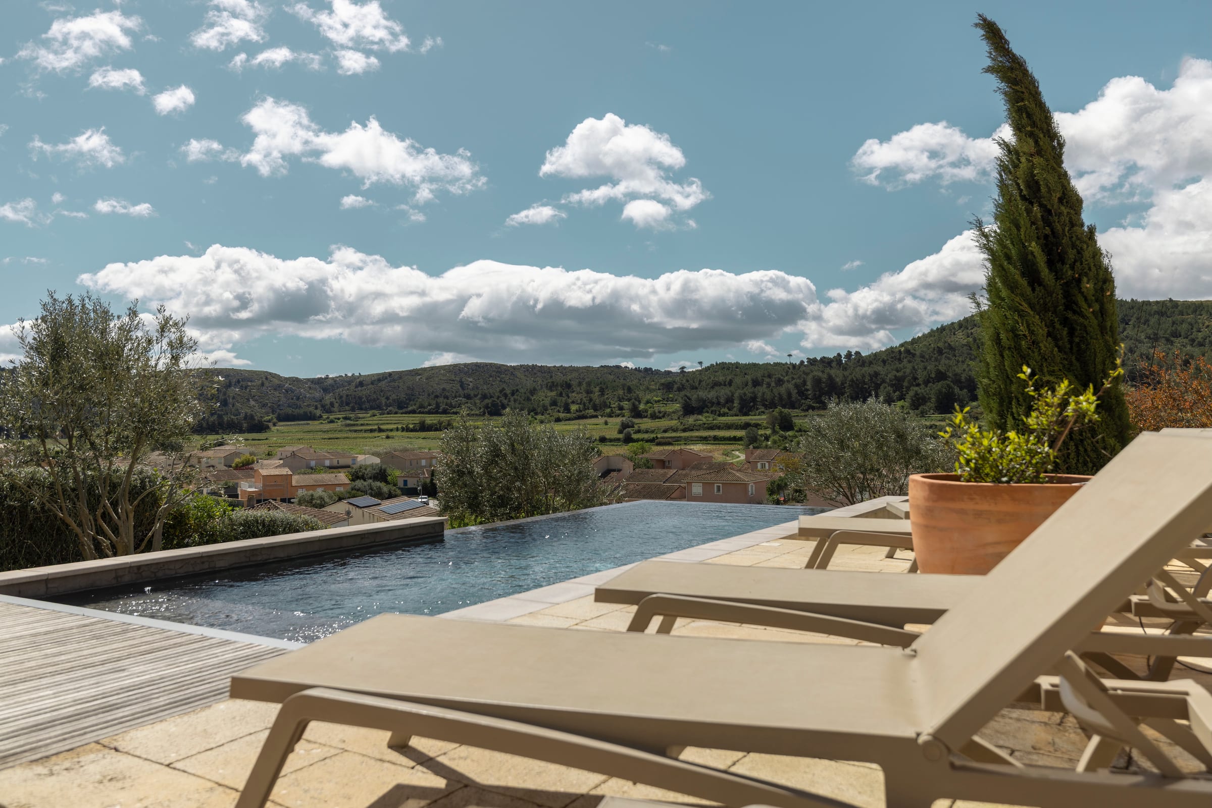 Pool at Le Moulin, Armissan, Languedoc