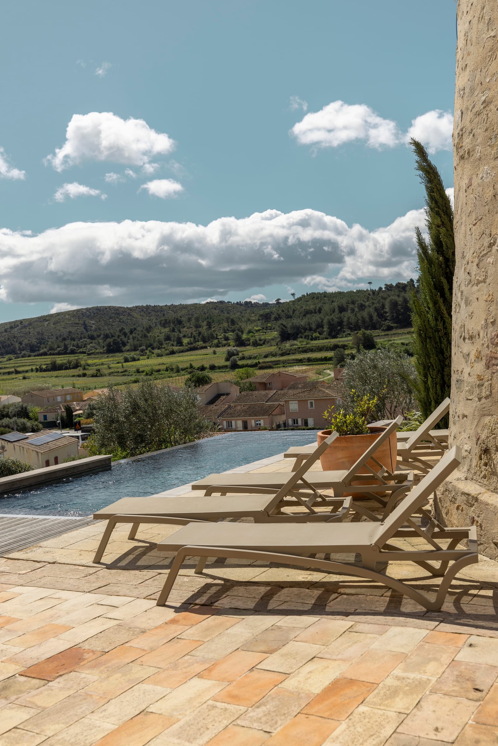 Pool at Le Moulin, Armissan, Languedoc