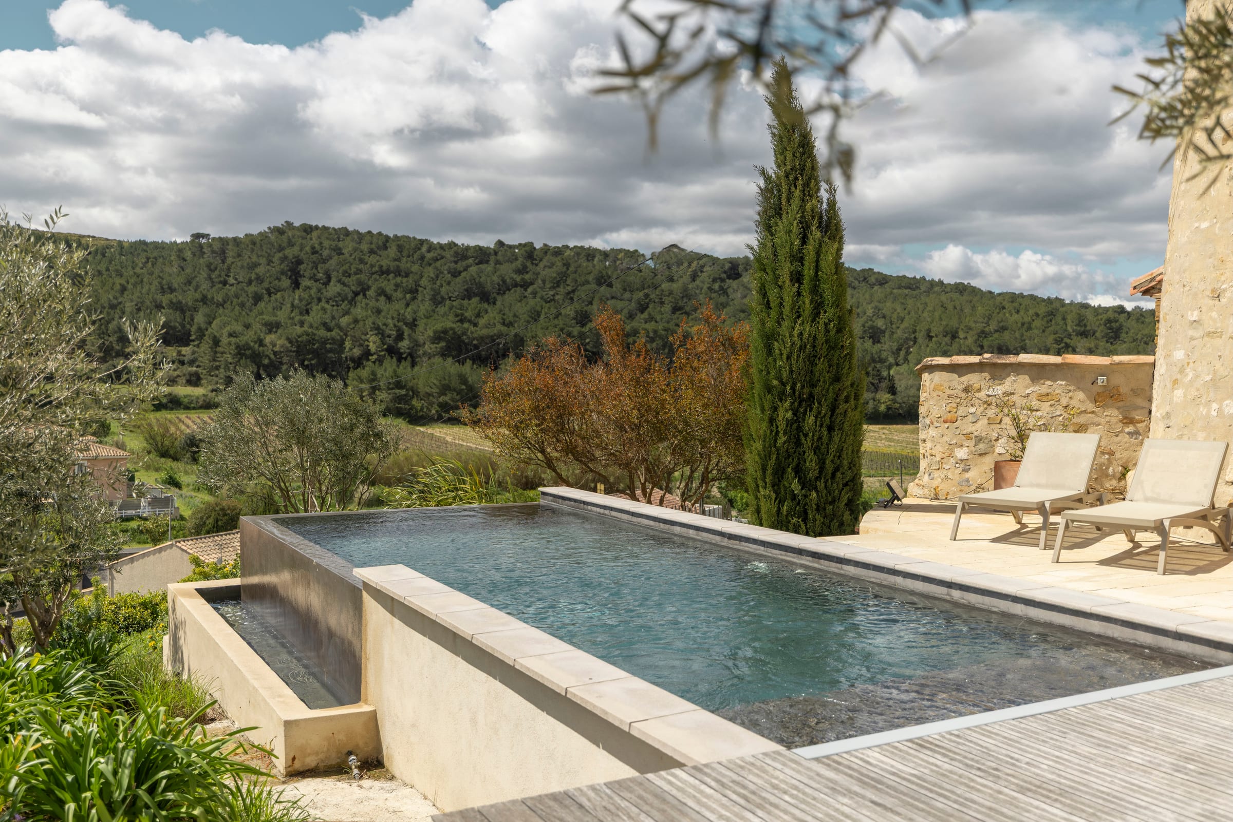 Pool at Le Moulin, Armissan, Languedoc