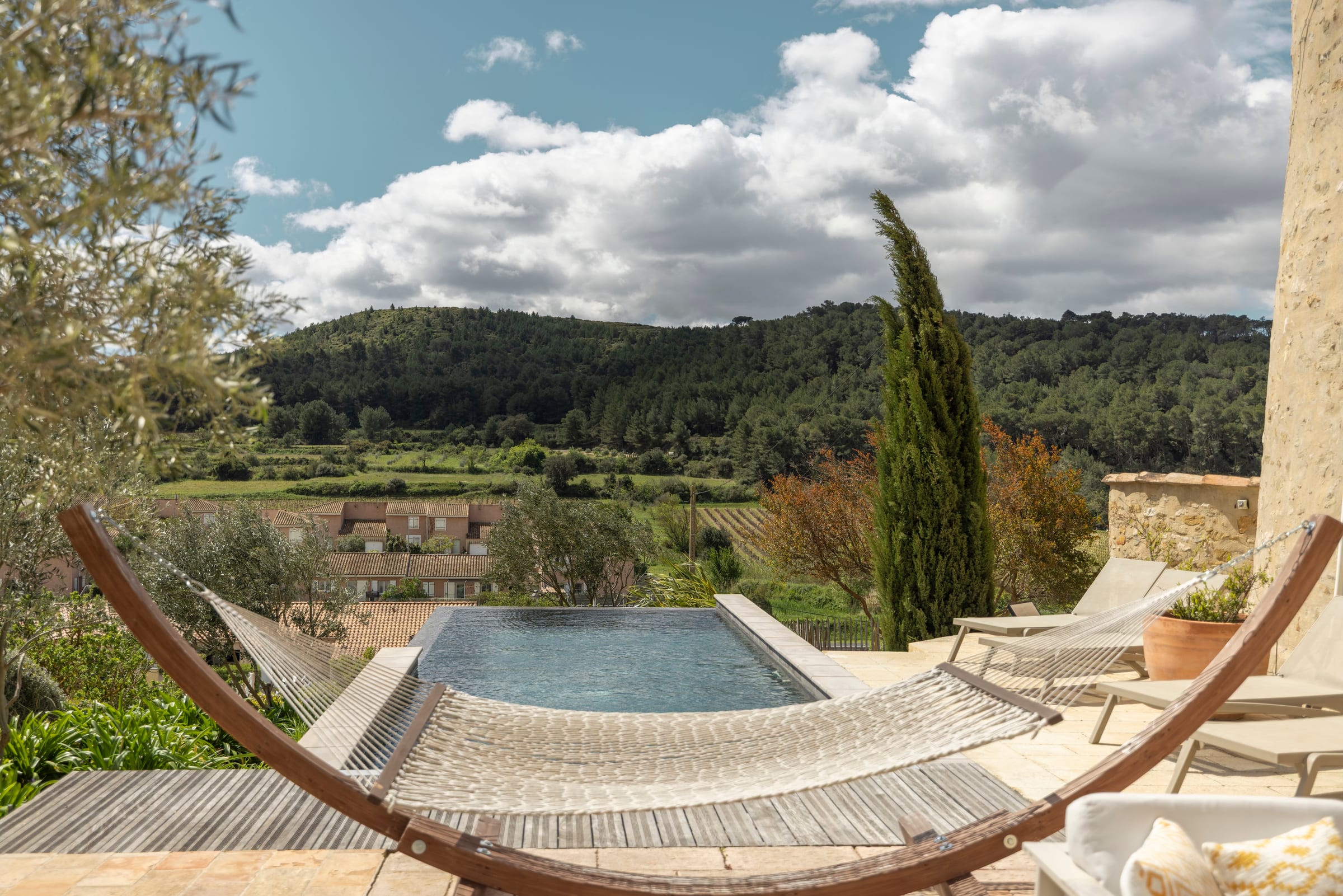 Pool at Le Moulin, Armissan, Languedoc