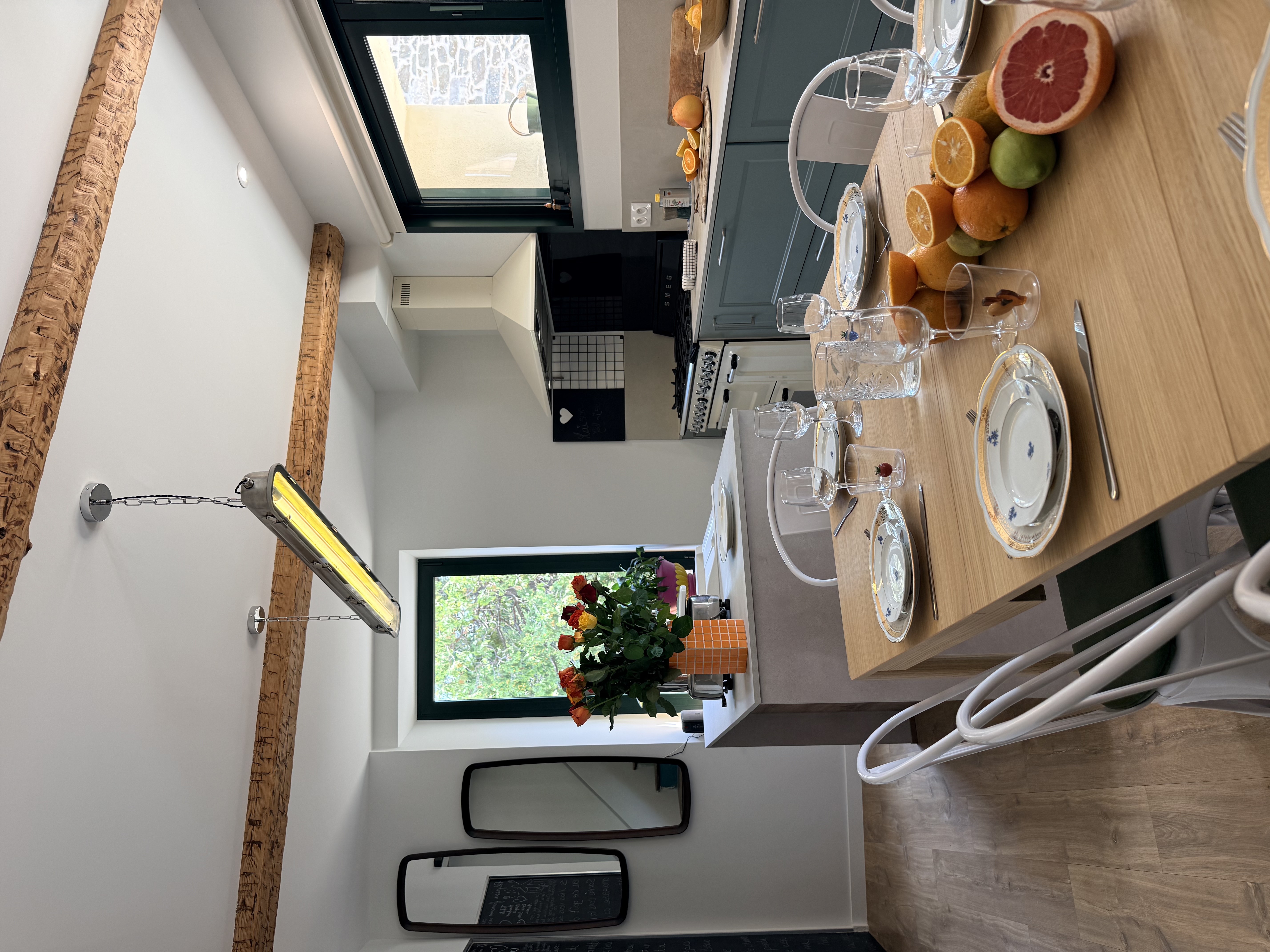 Kitchen at Maison Éloïse, Paraza, Languedoc