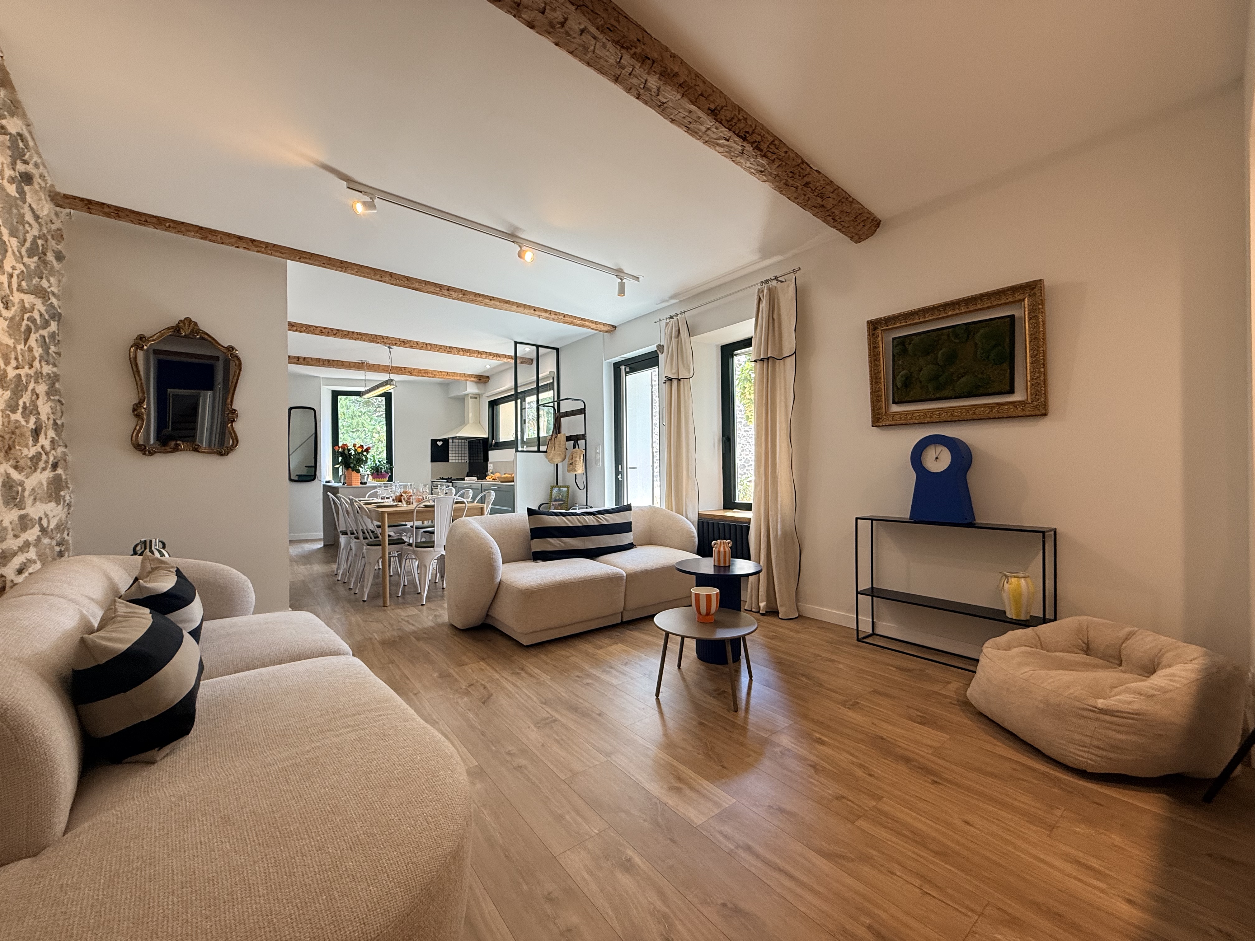 Living Room at Maison Éloïse, Paraza, Languedoc