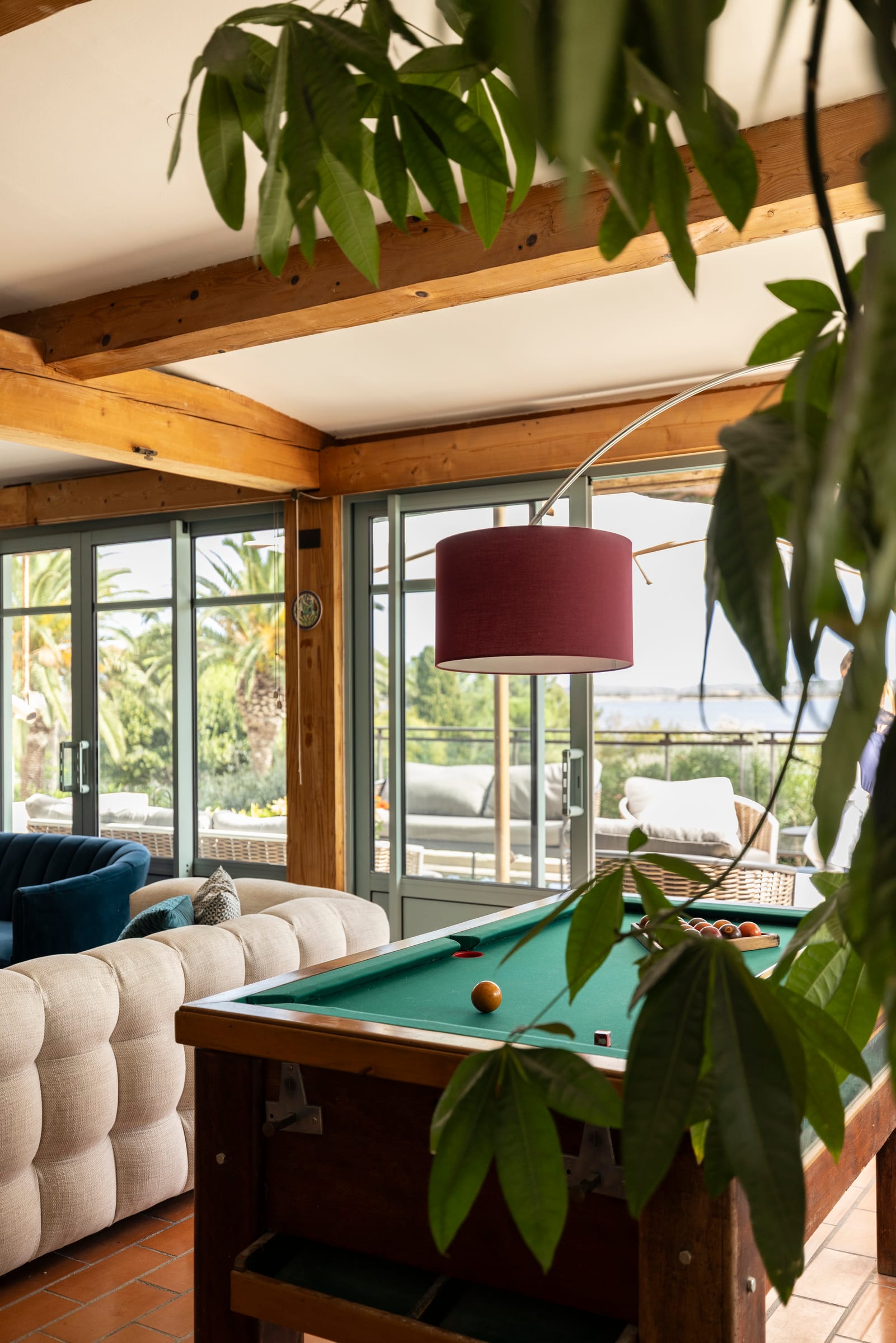 Salon at Maison Les Reflets, Bages, Languedoc