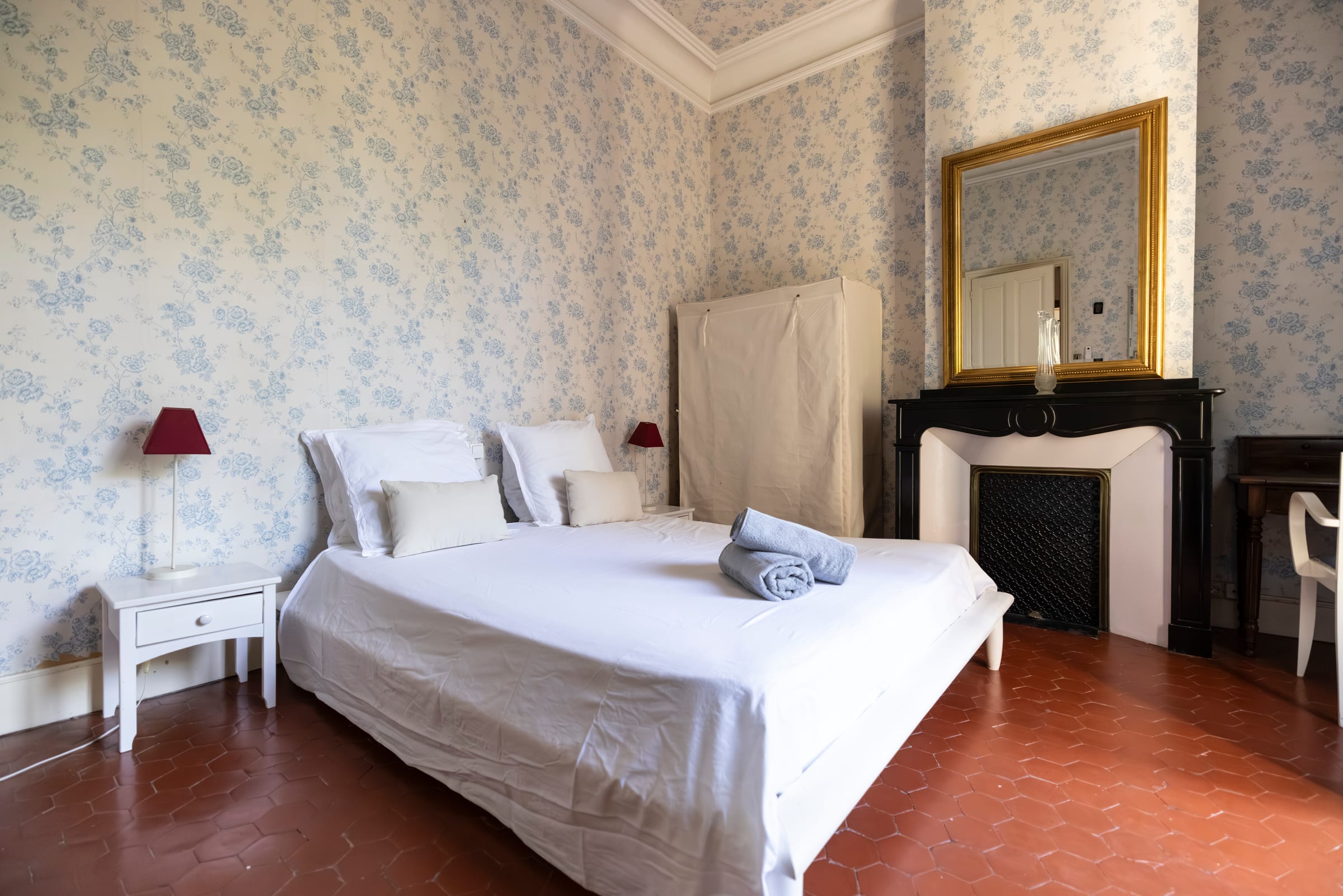 Bedroom 2 at Maison Les Barques, Narbonne, Languedoc