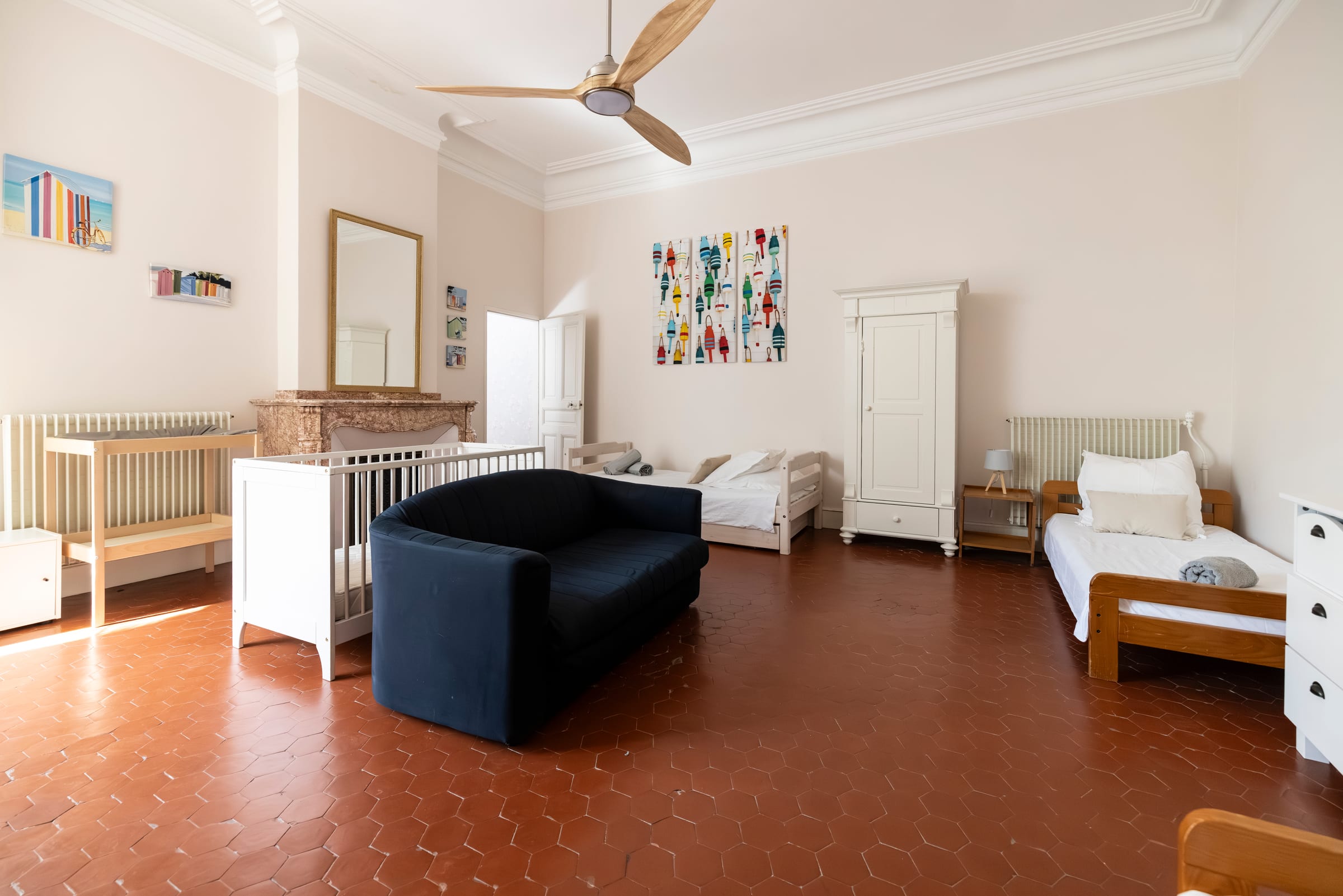 Bedroom 5 at Maison Les Barques, Narbonne, Languedoc