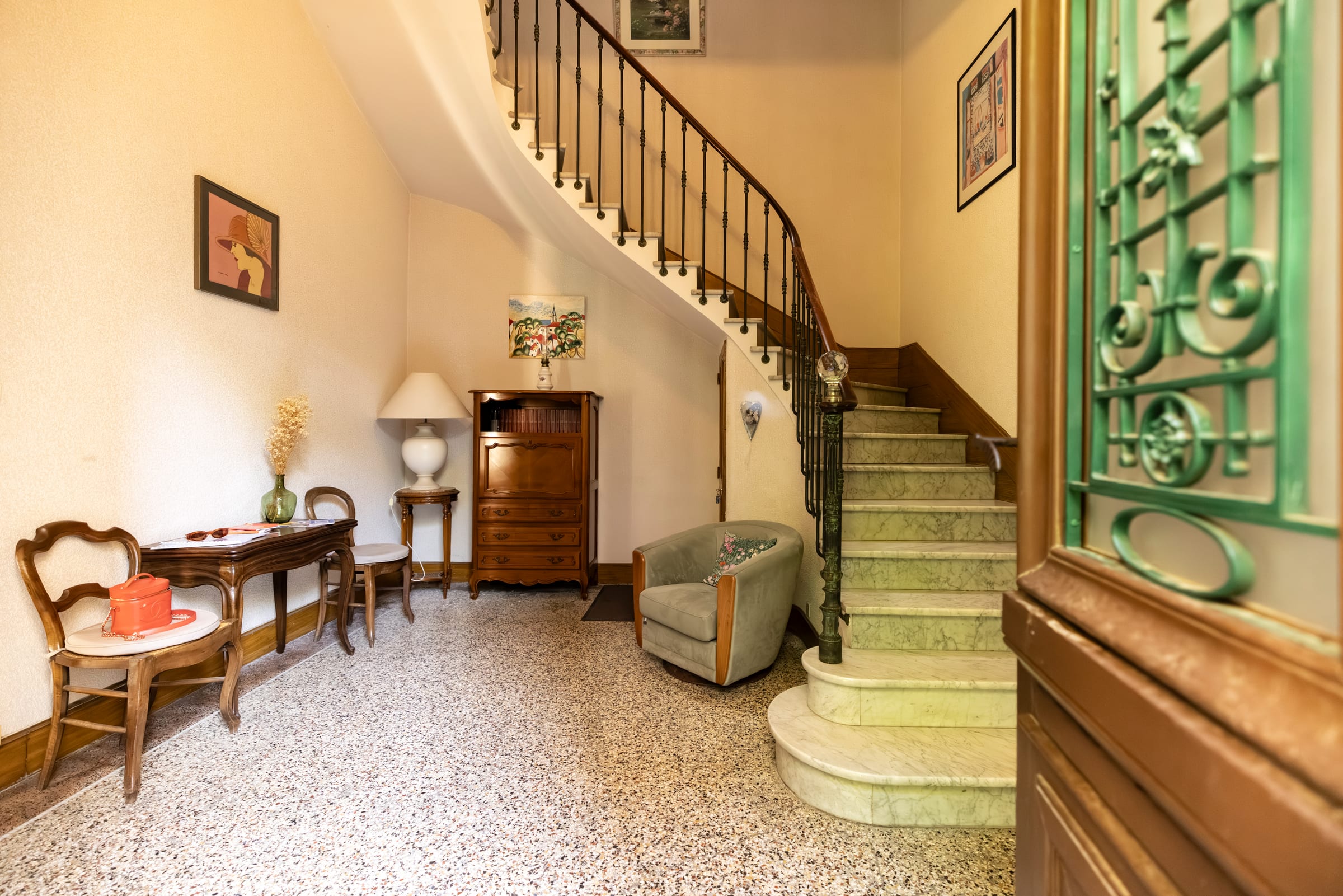 Foyer at Maison Les Barques, Narbonne, Languedoc