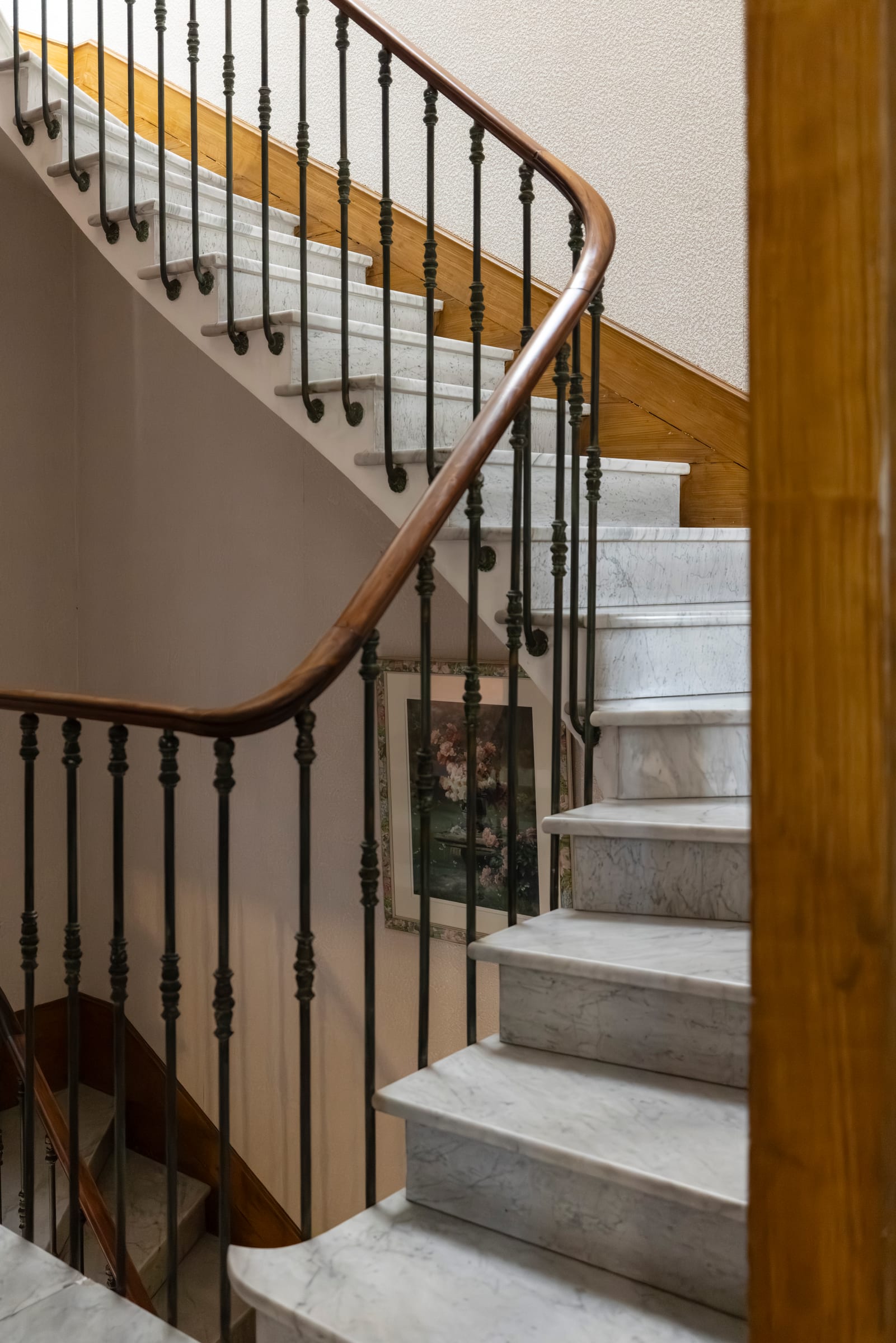 Stairwell at Maison Les Barques, Narbonne, Languedoc