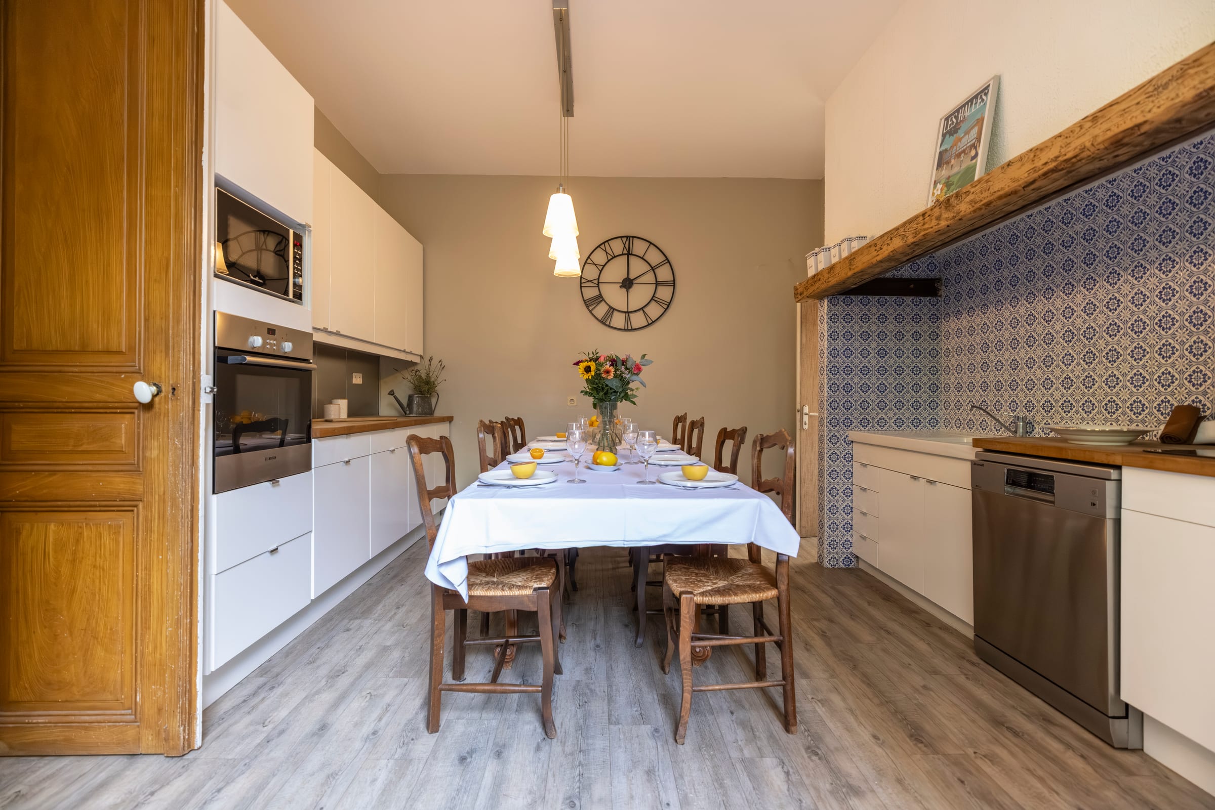 Kitchen at Maison Les Barques, Narbonne, Languedoc