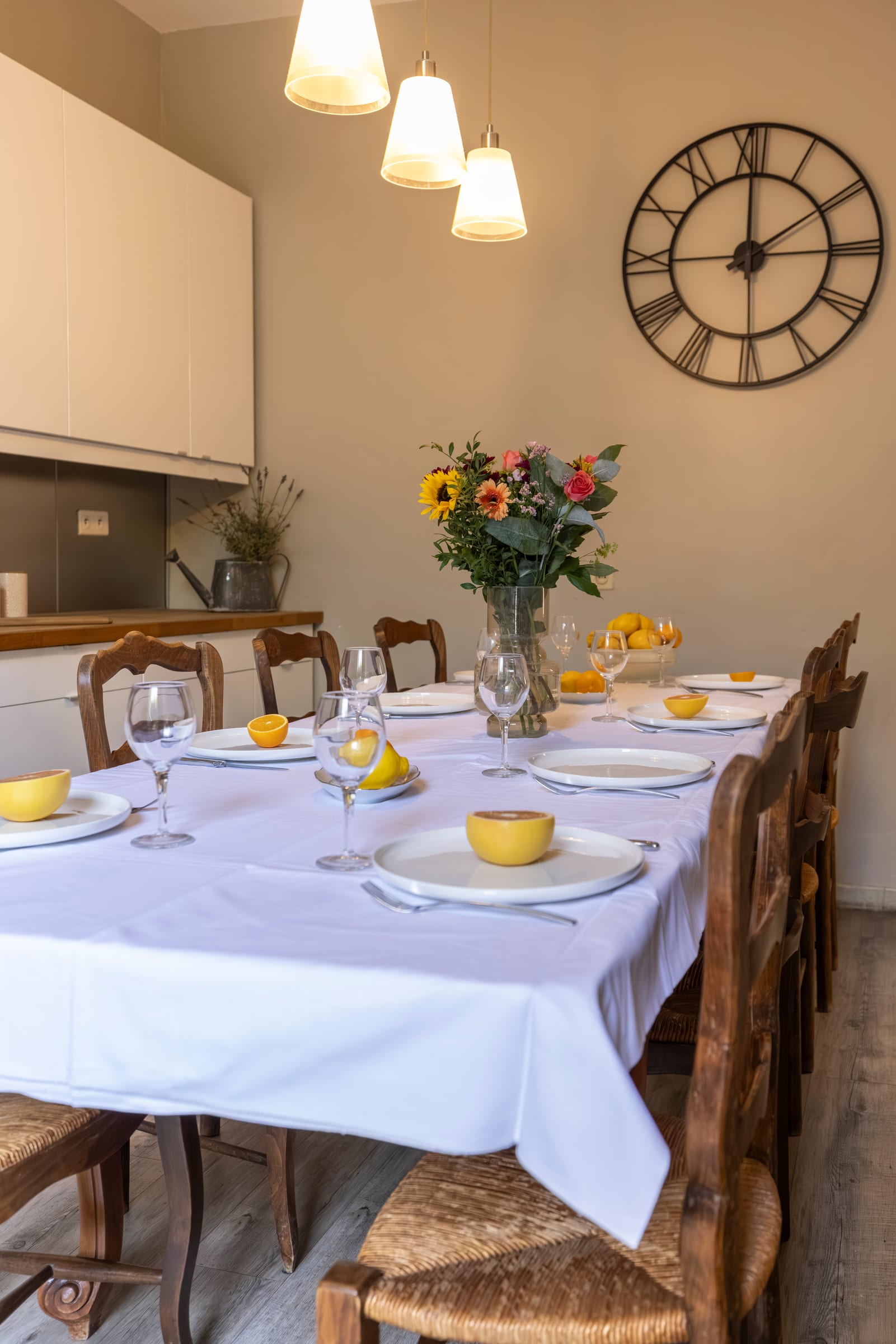 Kitchen at Maison Les Barques, Narbonne, Languedoc