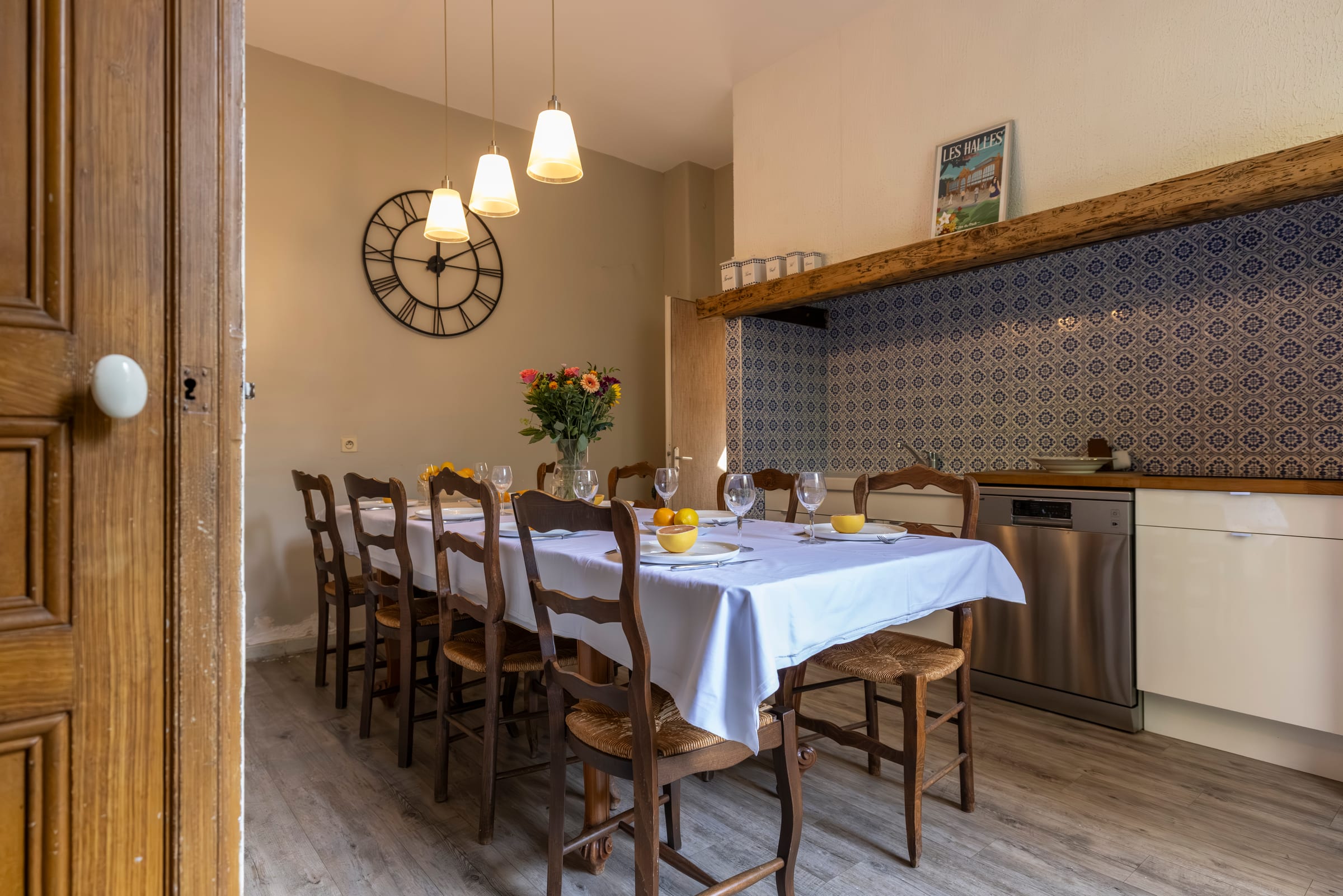 Kitchen at Maison Les Barques, Narbonne, Languedoc