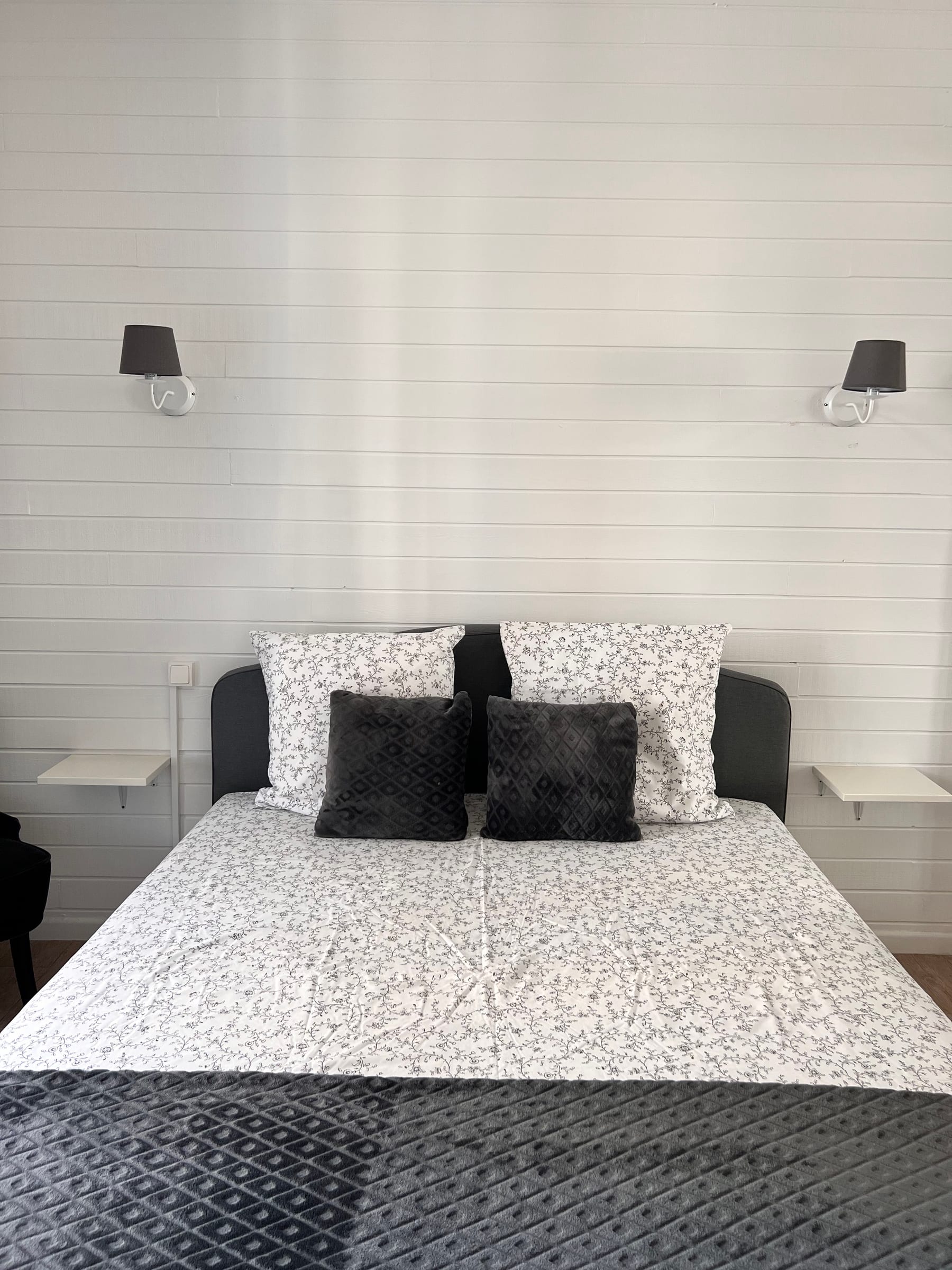 Bedroom 1 at Maison Mosaïque, Narbonne, Languedoc
