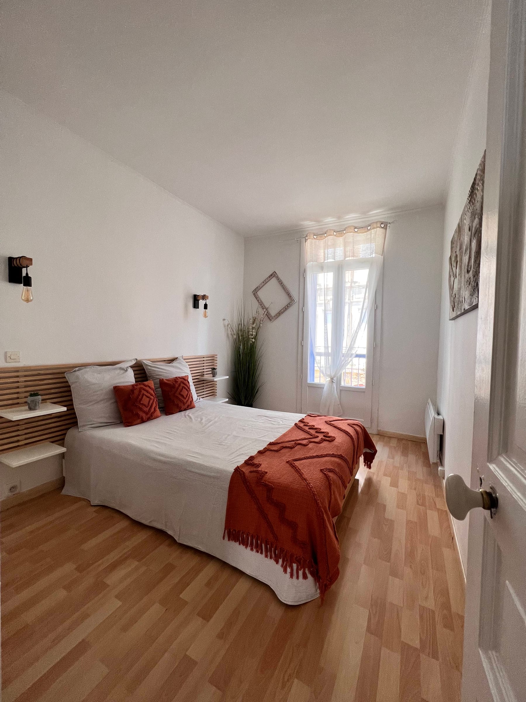 Bedroom 2 at Maison Mosaïque, Narbonne, Languedoc