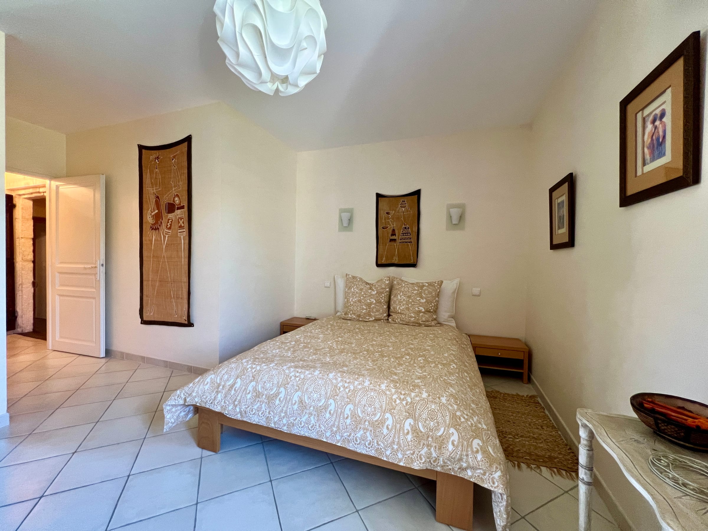 Bedroom 1 at Mas de la Coquille, Castries, Languedoc
