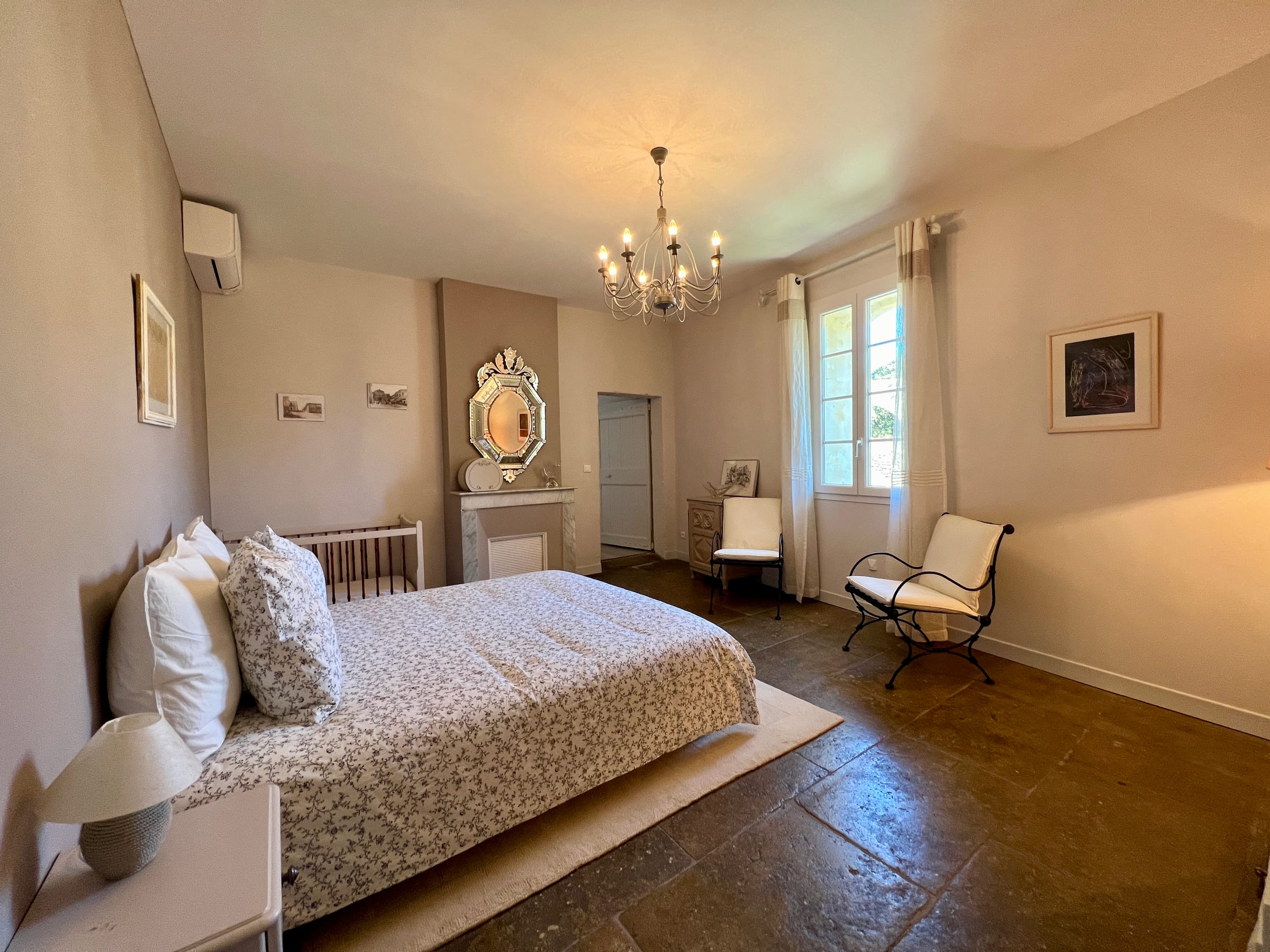 Bedroom 3 at Mas de la Coquille, Castries, Languedoc