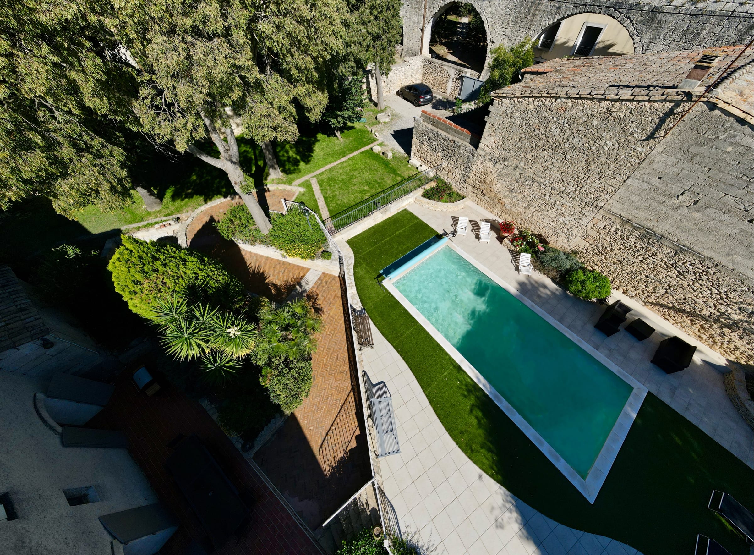 Pool at Mas de la Coquille, Castries, Languedoc