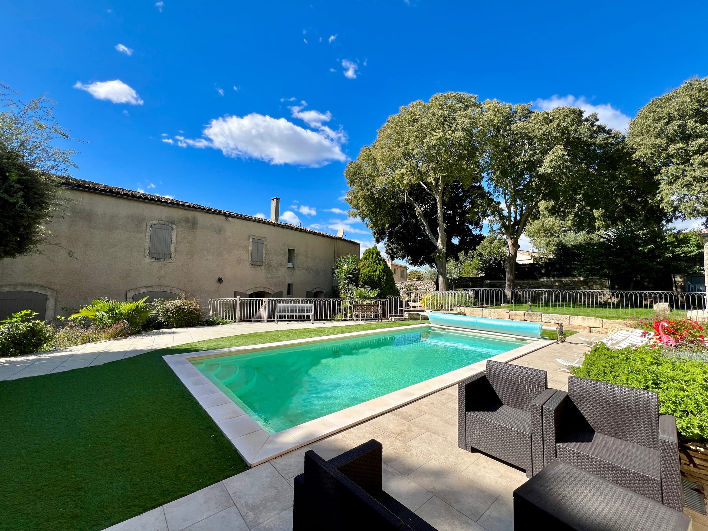 Pool at Mas de la Coquille, Castries, Languedoc