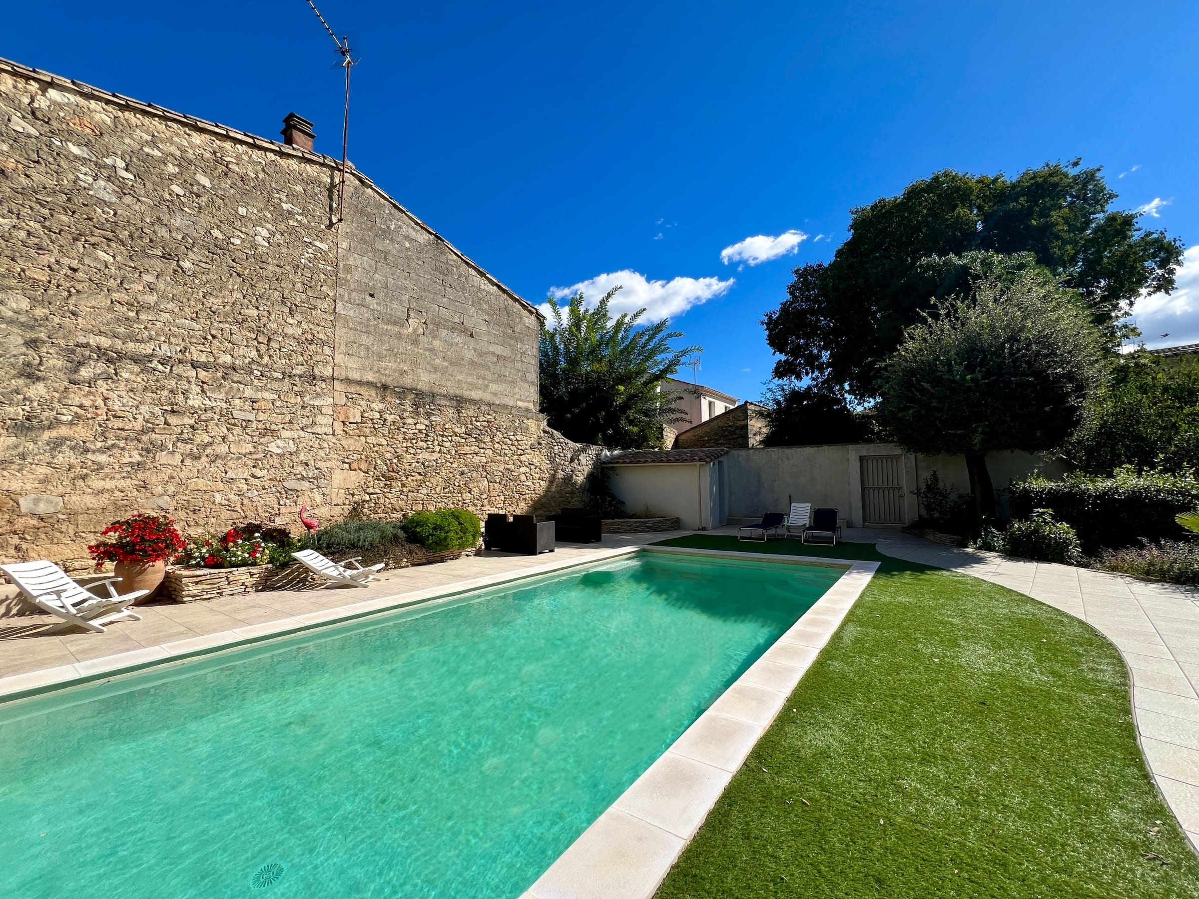 Pool at Mas de la Coquille, Castries, Languedoc
