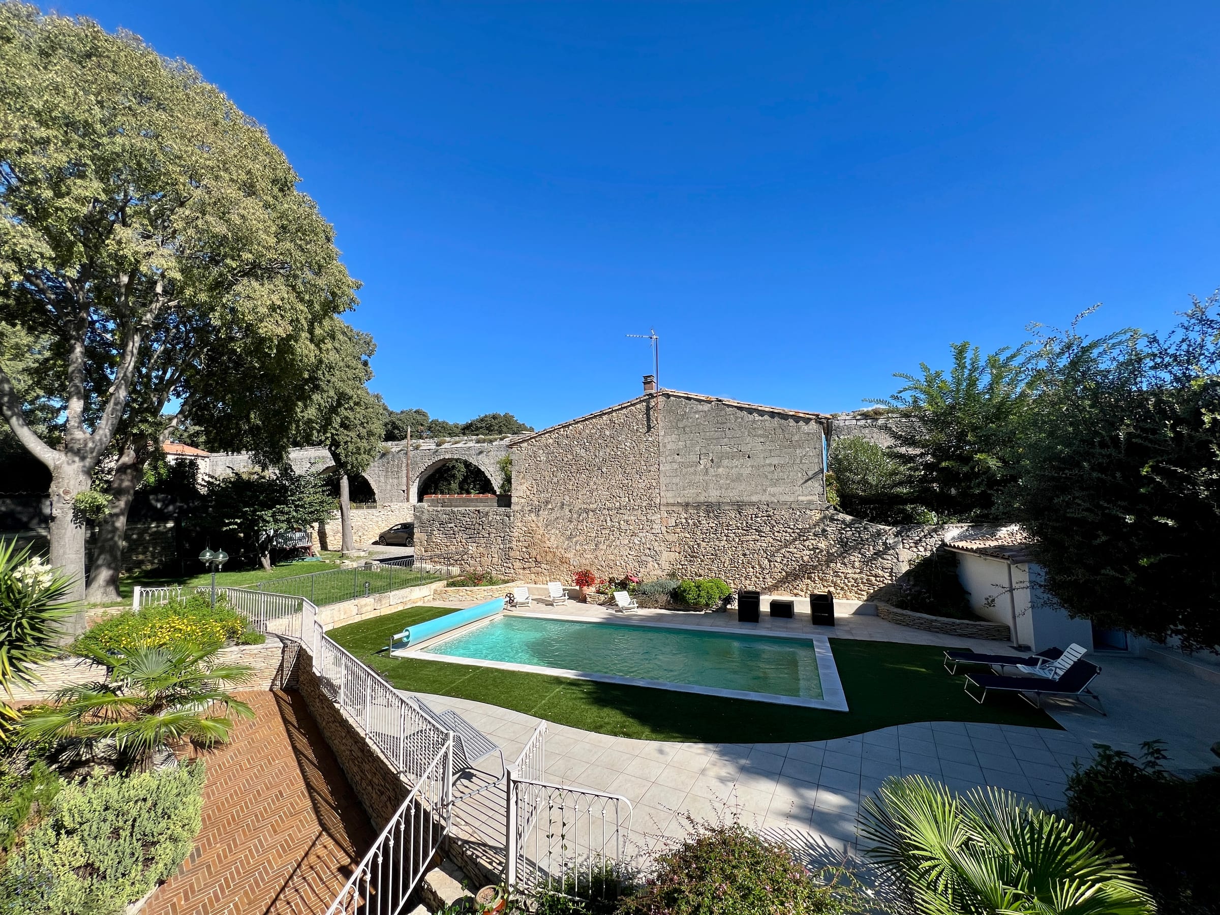 Pool at Mas de la Coquille, Castries, Languedoc