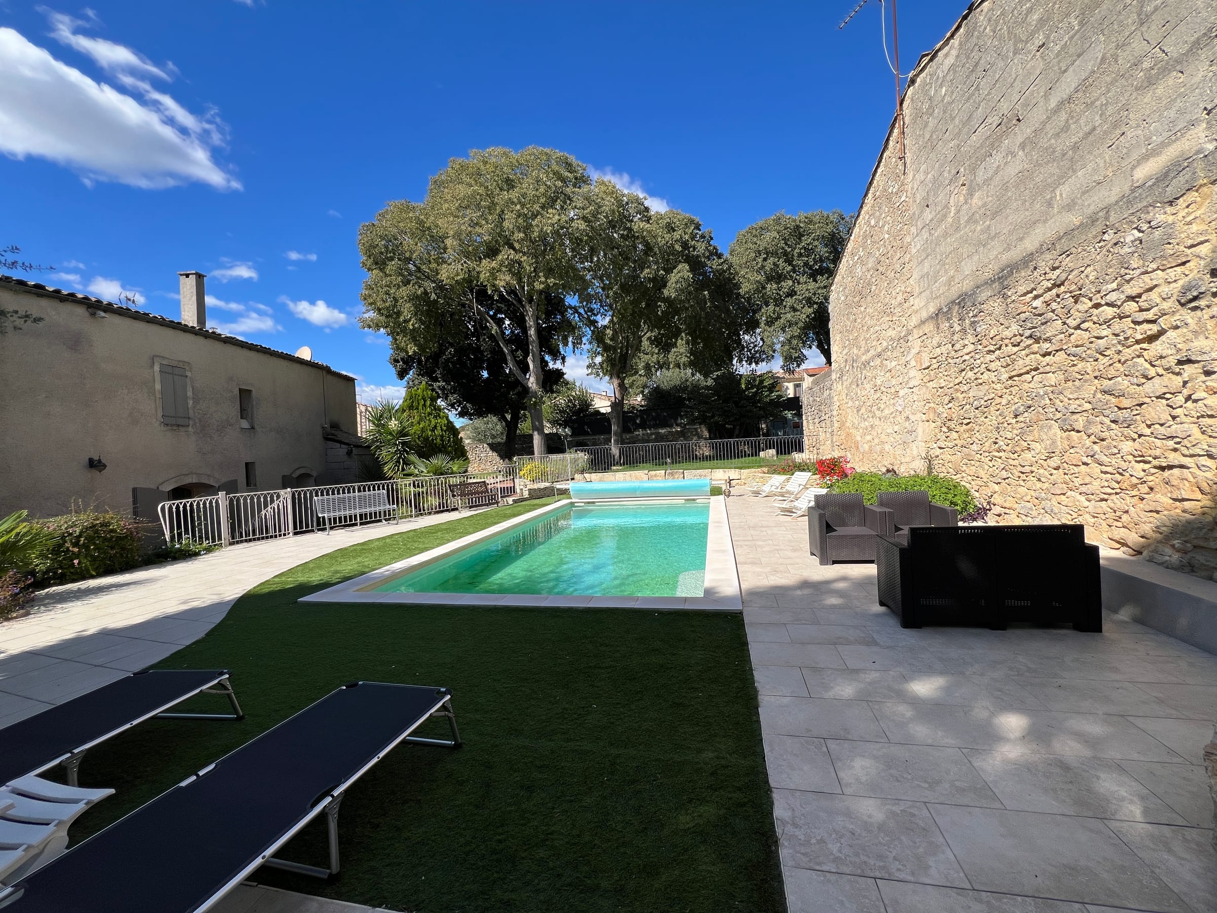 Pool at Mas de la Coquille, Castries, Languedoc