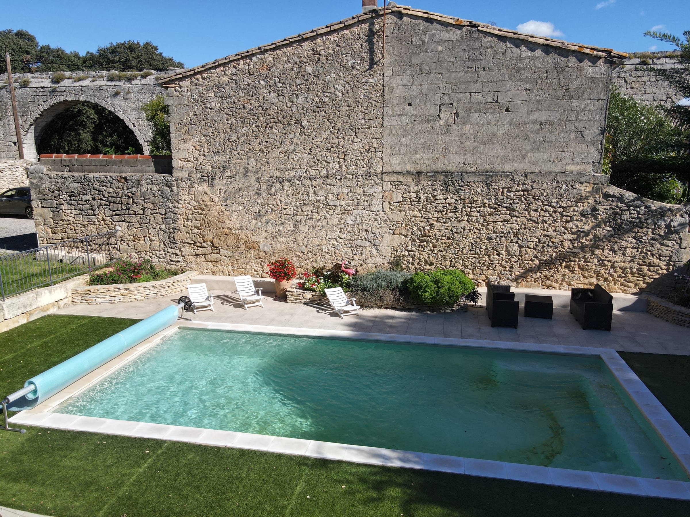 Pool at Mas de la Coquille, Castries, Languedoc