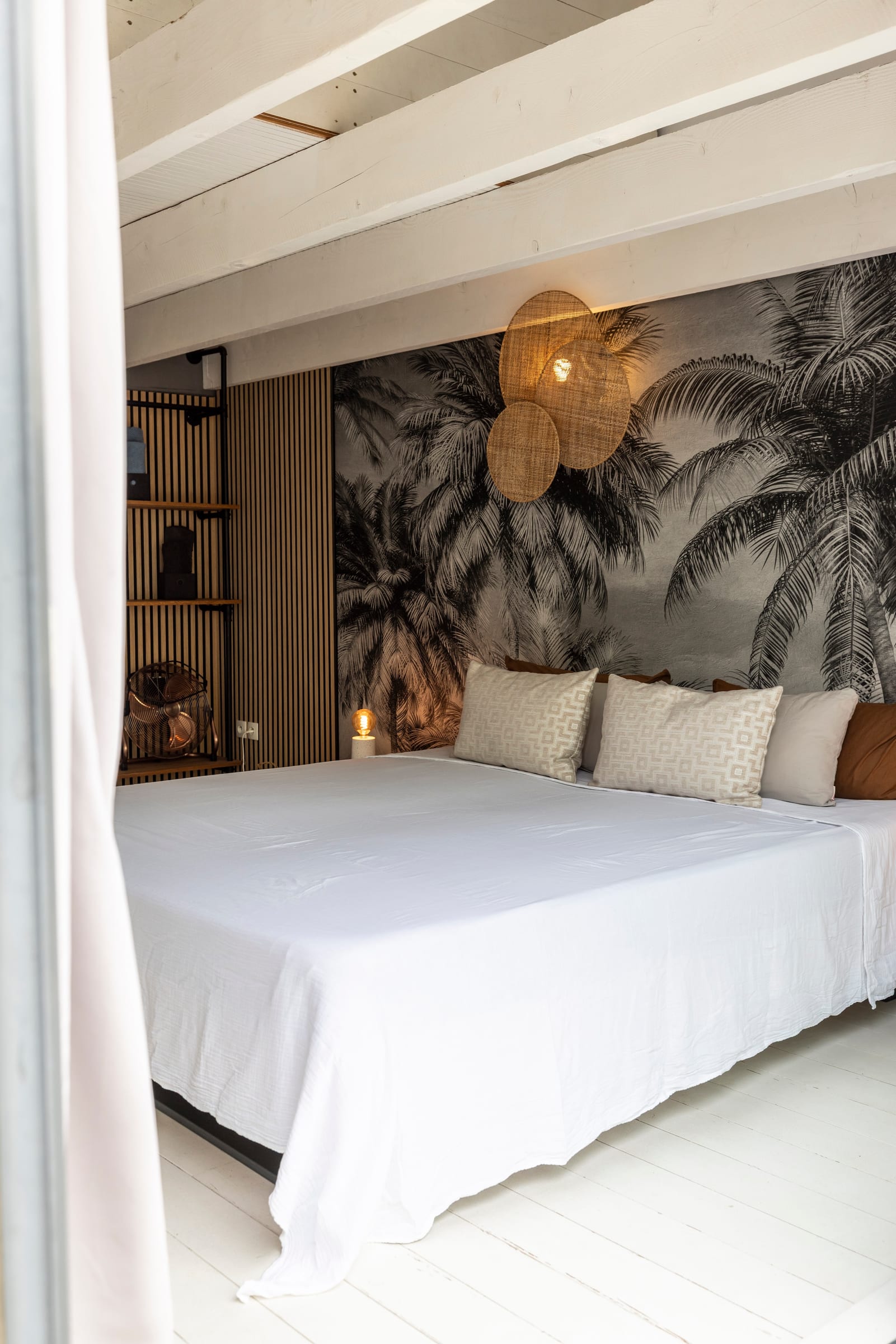 Bedroom 1 at Penthouse, Canal de la Robine, Languedoc