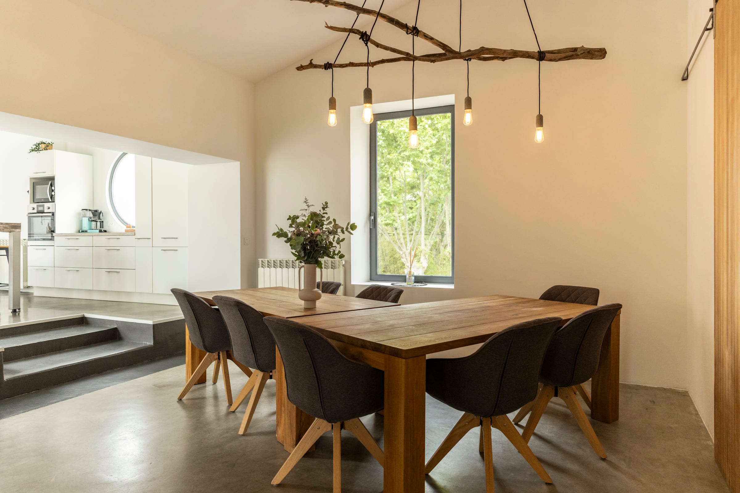 Kitchen at Penthouse, Canal de la Robine, Languedoc