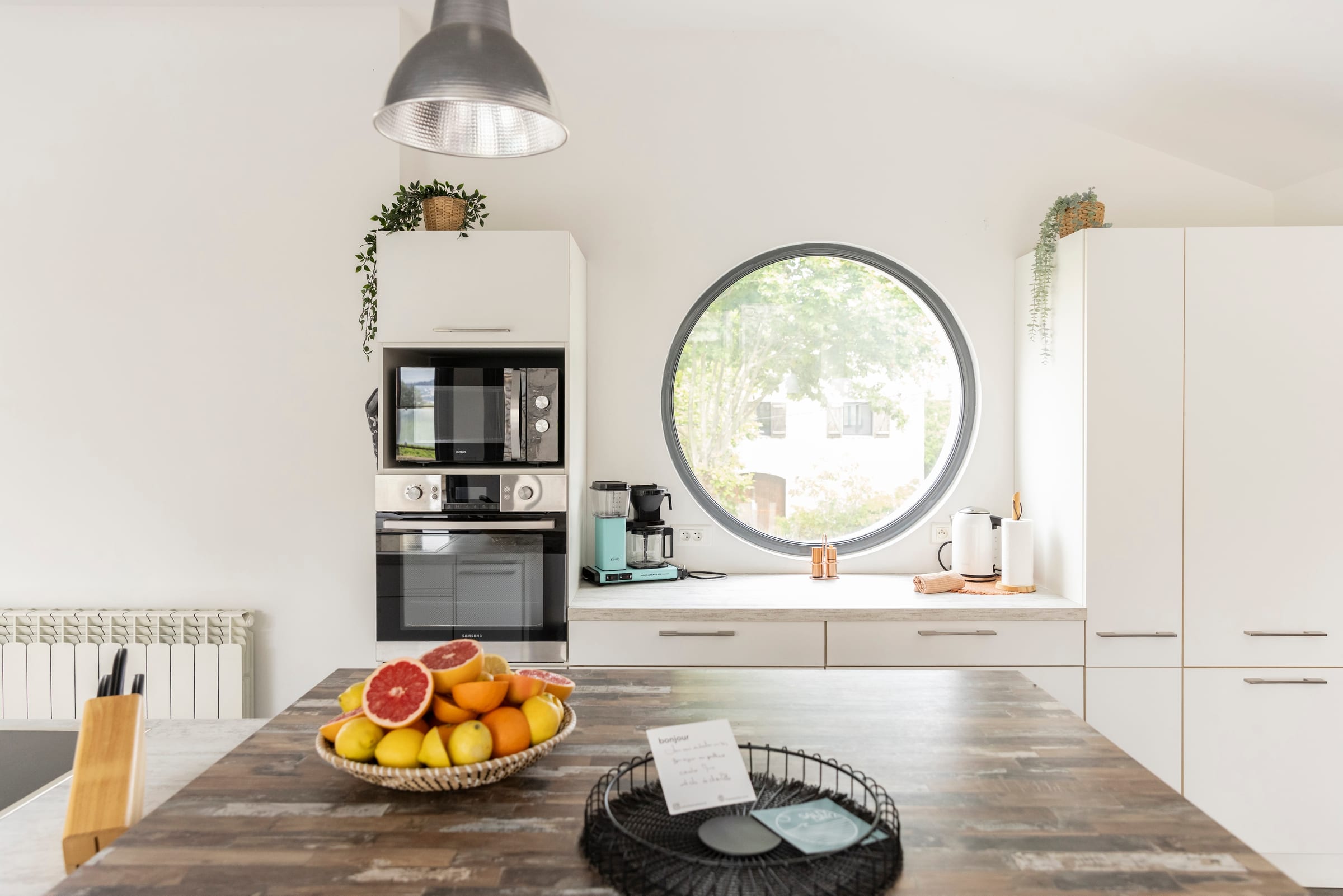 Kitchen at Penthouse, Canal de la Robine, Languedoc