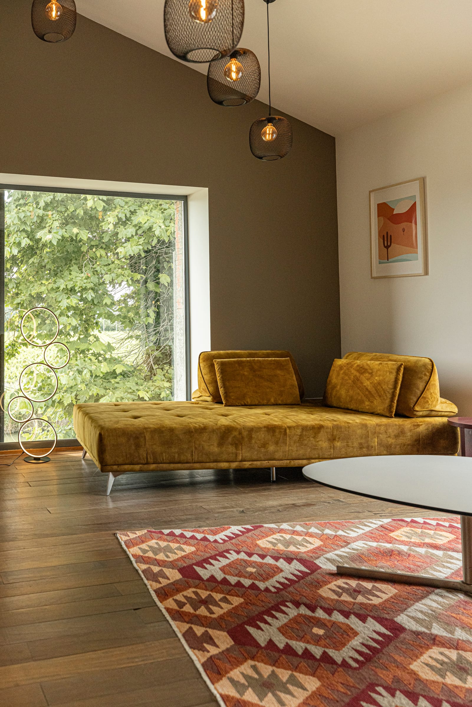 Living Room at Penthouse, Canal de la Robine, Languedoc