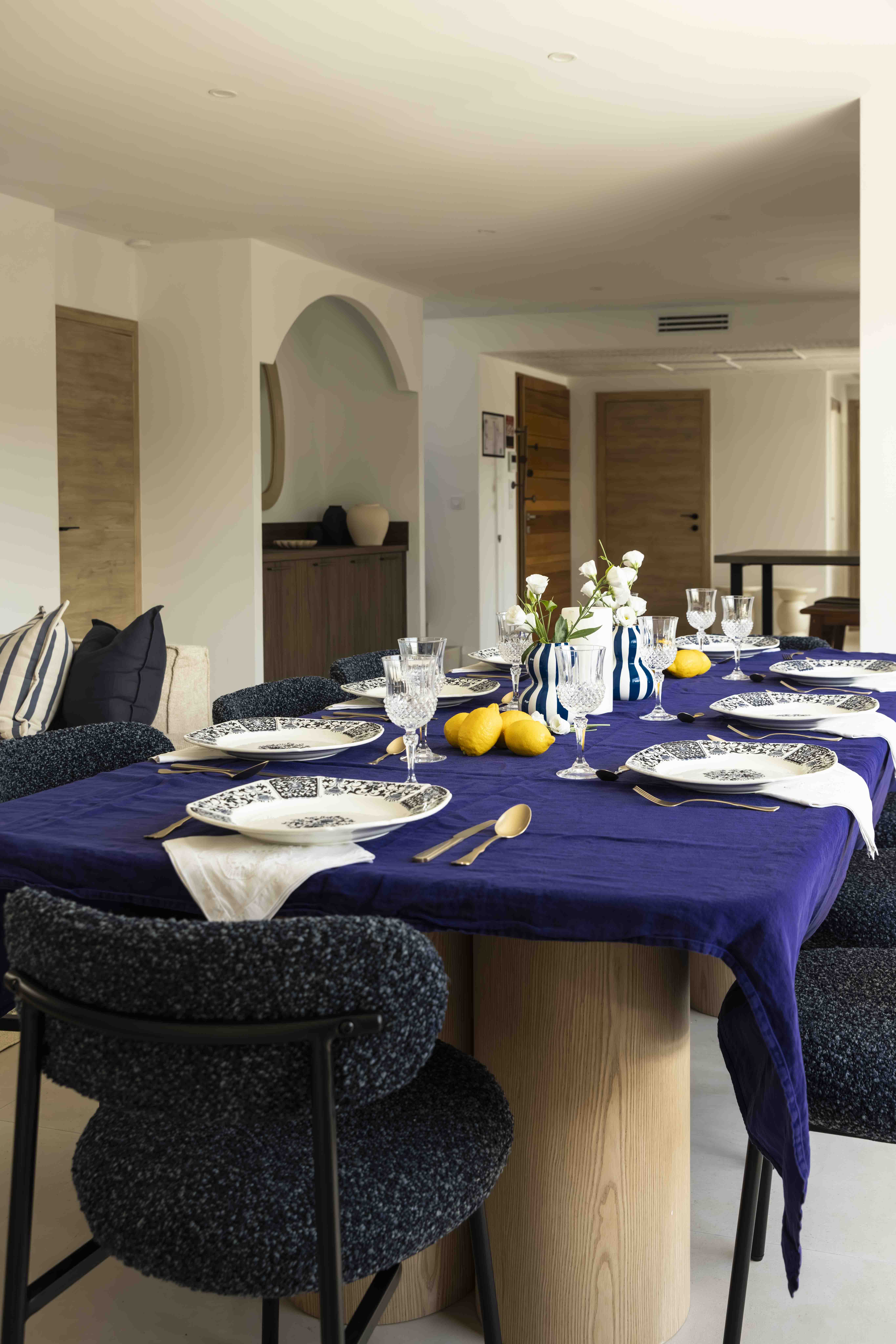 Dining Room at Villa Amalfi, Agde, Languedoc