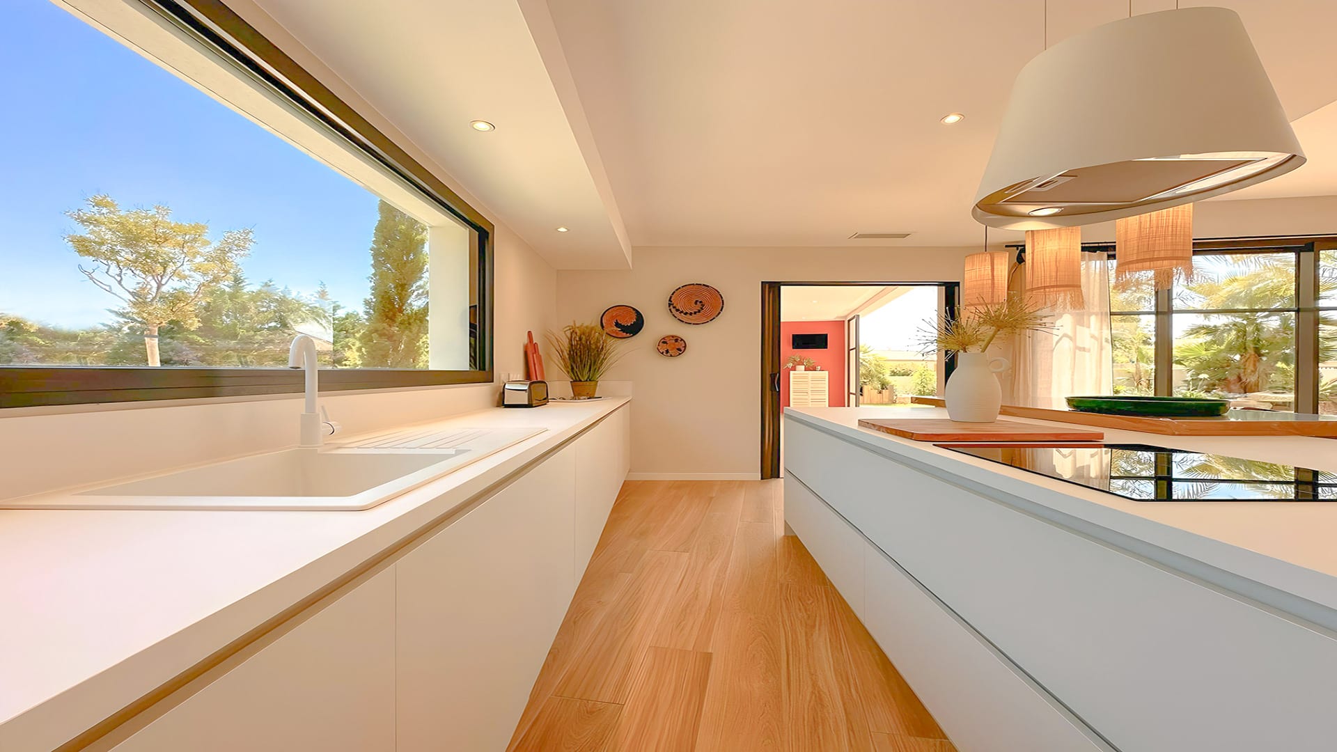 Kitchen at Villa Corail, near Béziers, Languedoc