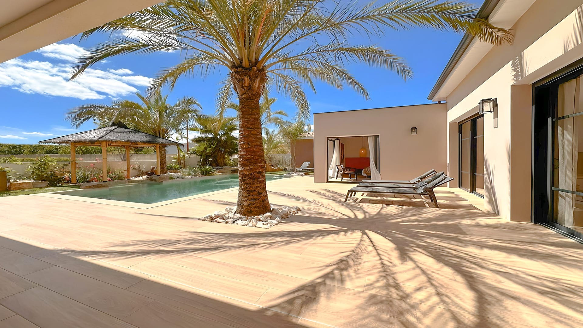 Pool at Villa Corail, near Béziers, Languedoc