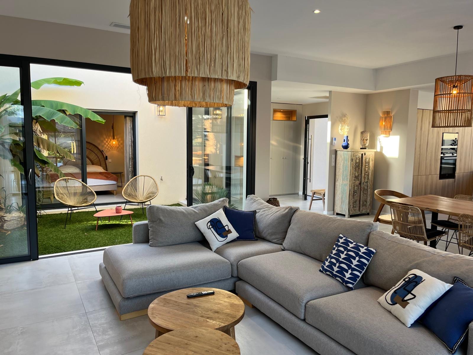 Living Room at Villa Palmera, near Béziers, Languedoc