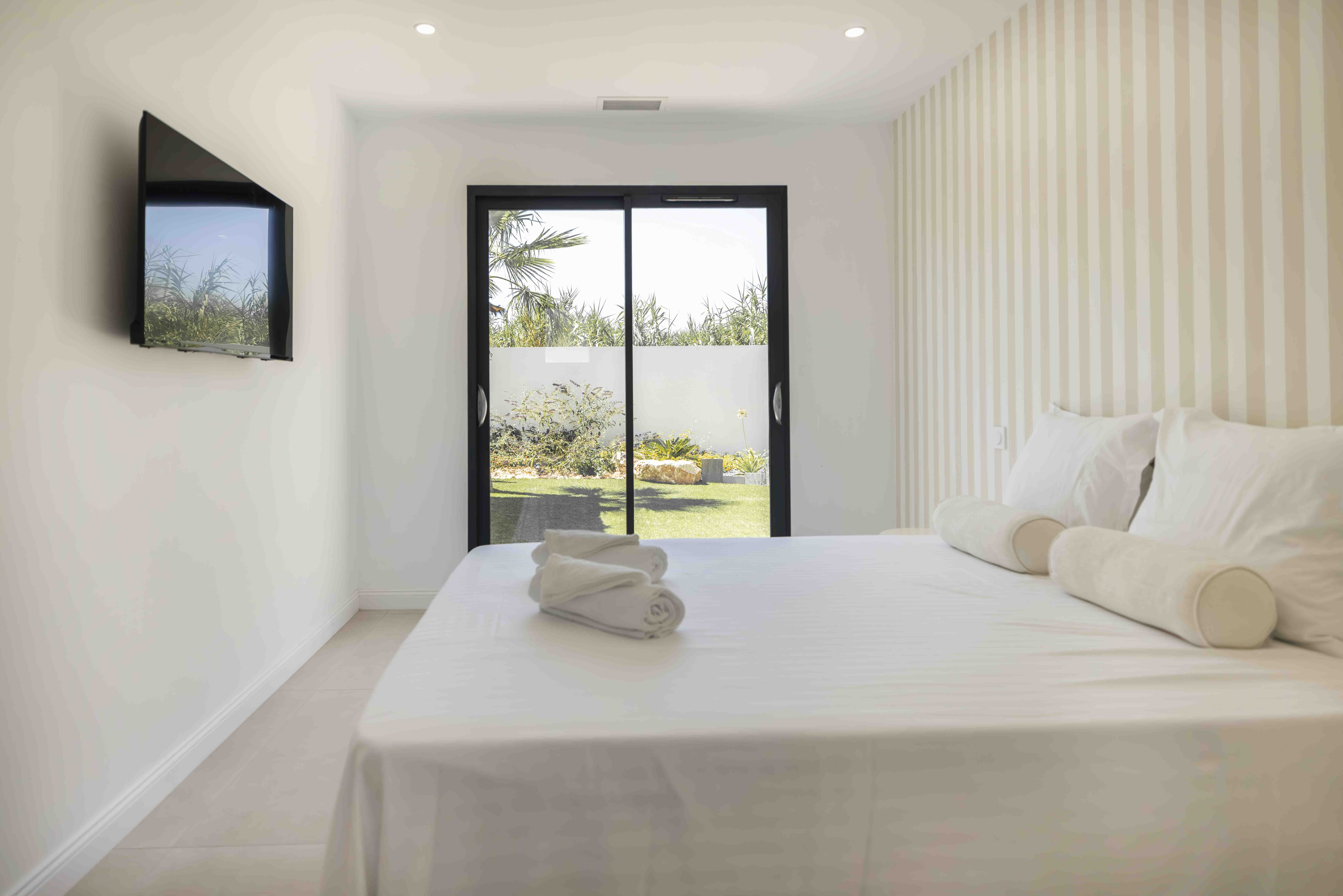 Bedroom 1 at Villa Siena, Agde, Languedoc