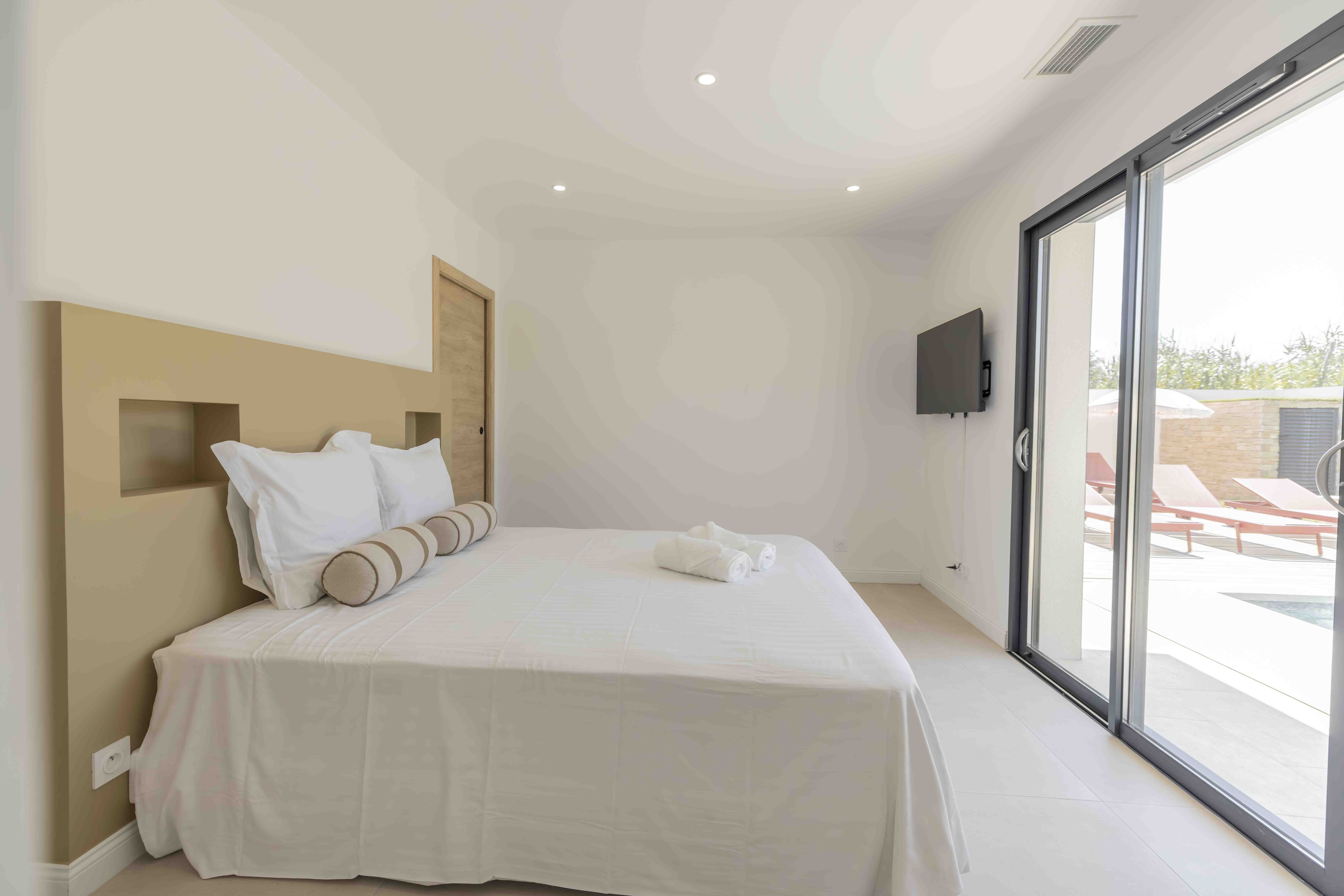 Bedroom 3 at Villa Siena, Agde, Languedoc