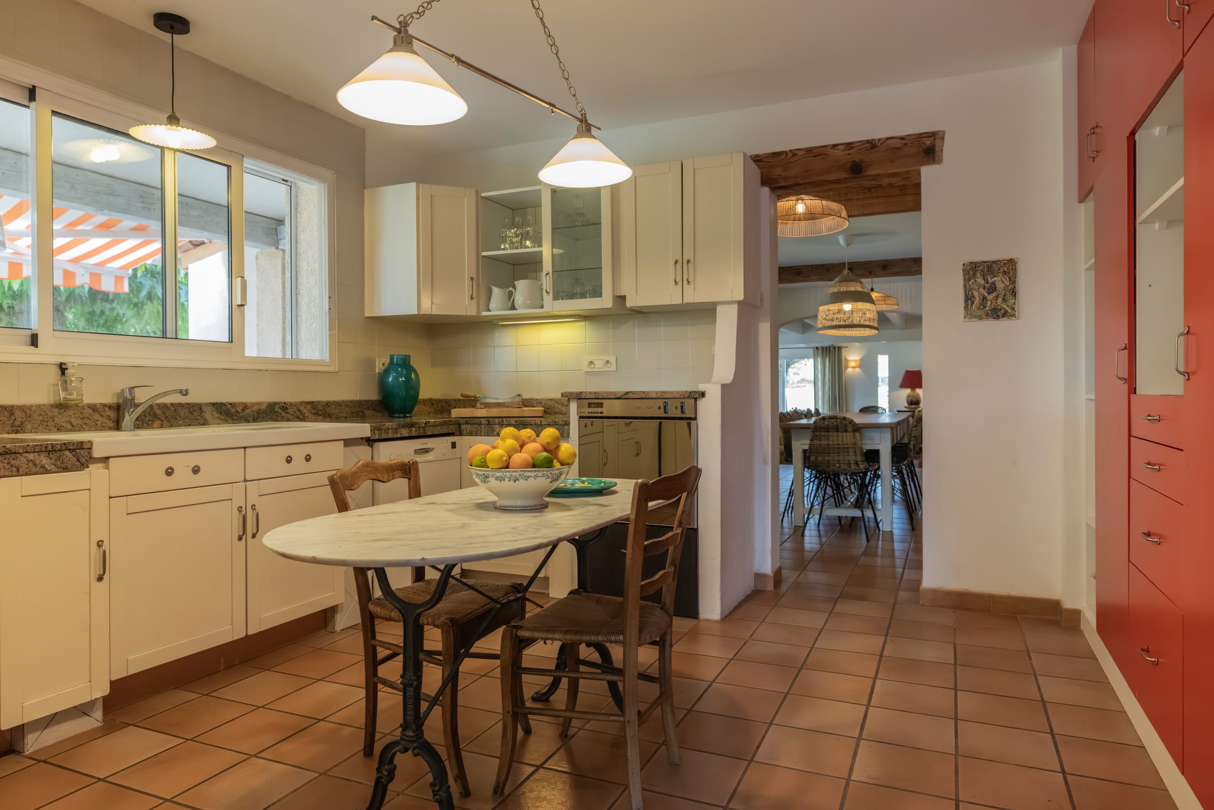 Kitchen at Villa Soleilla, Balaruc-les-Bains, Languedoc