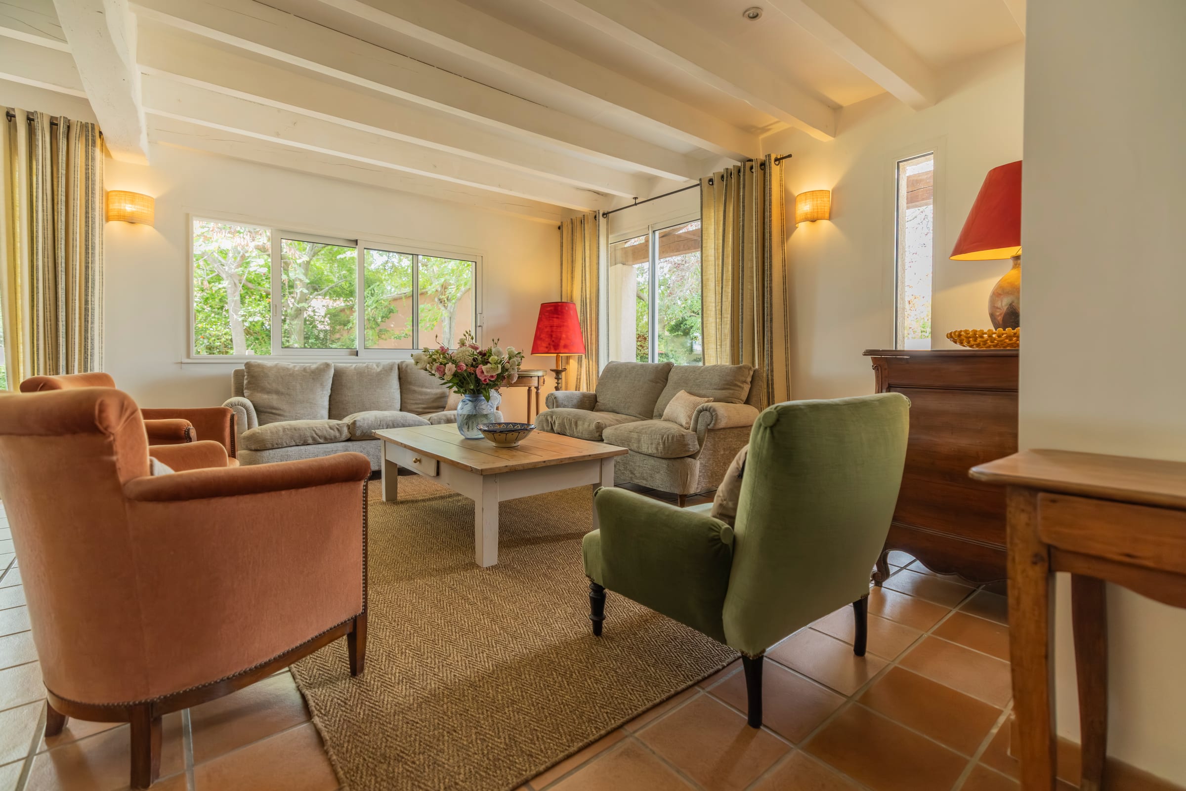 Living Room at Villa Soleilla, Balaruc-les-Bains, Languedoc